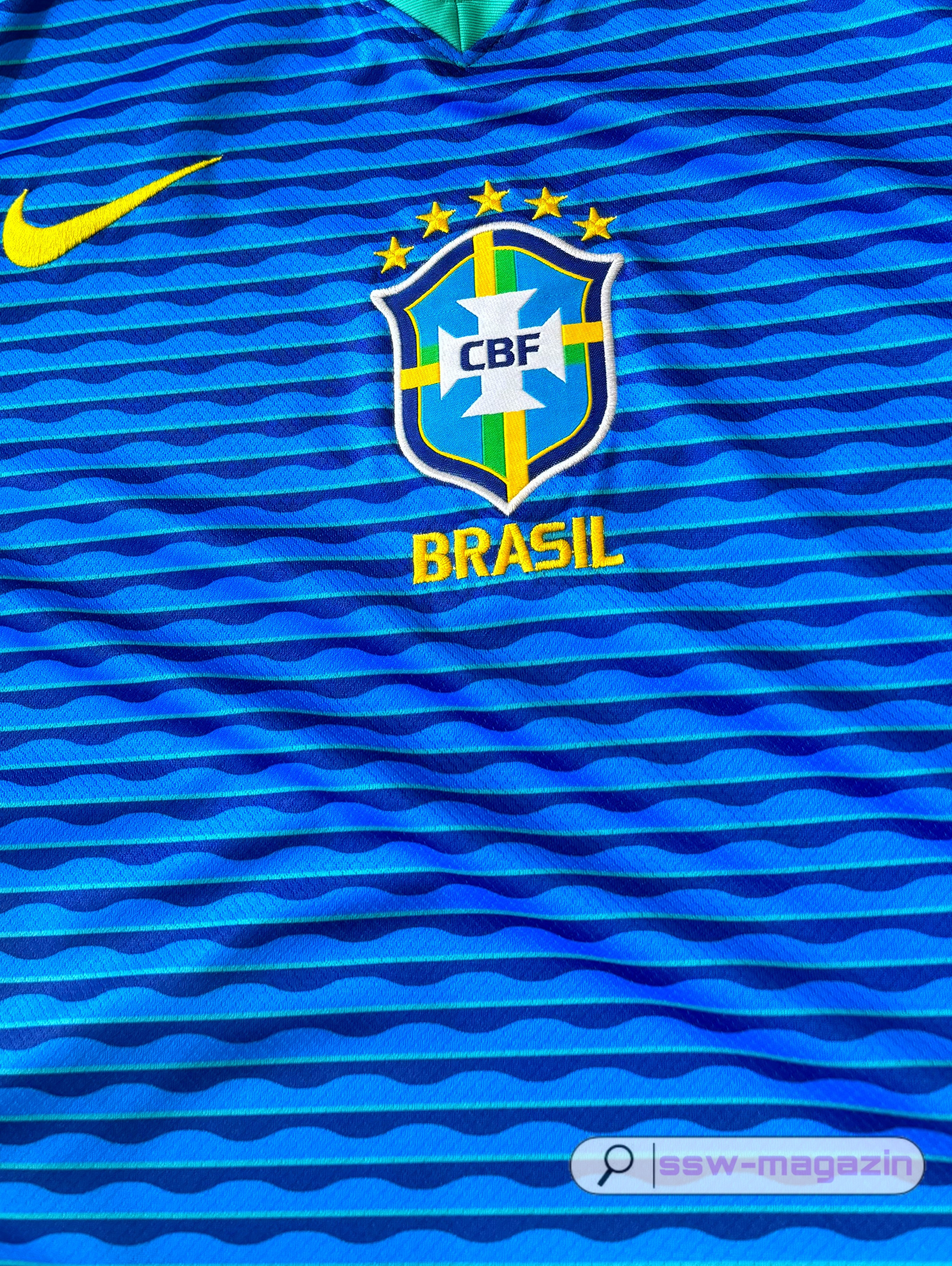 Футболка сборной Бразилии 2023-2024 синяя купить. Футбольный магазин — ssw_magazin