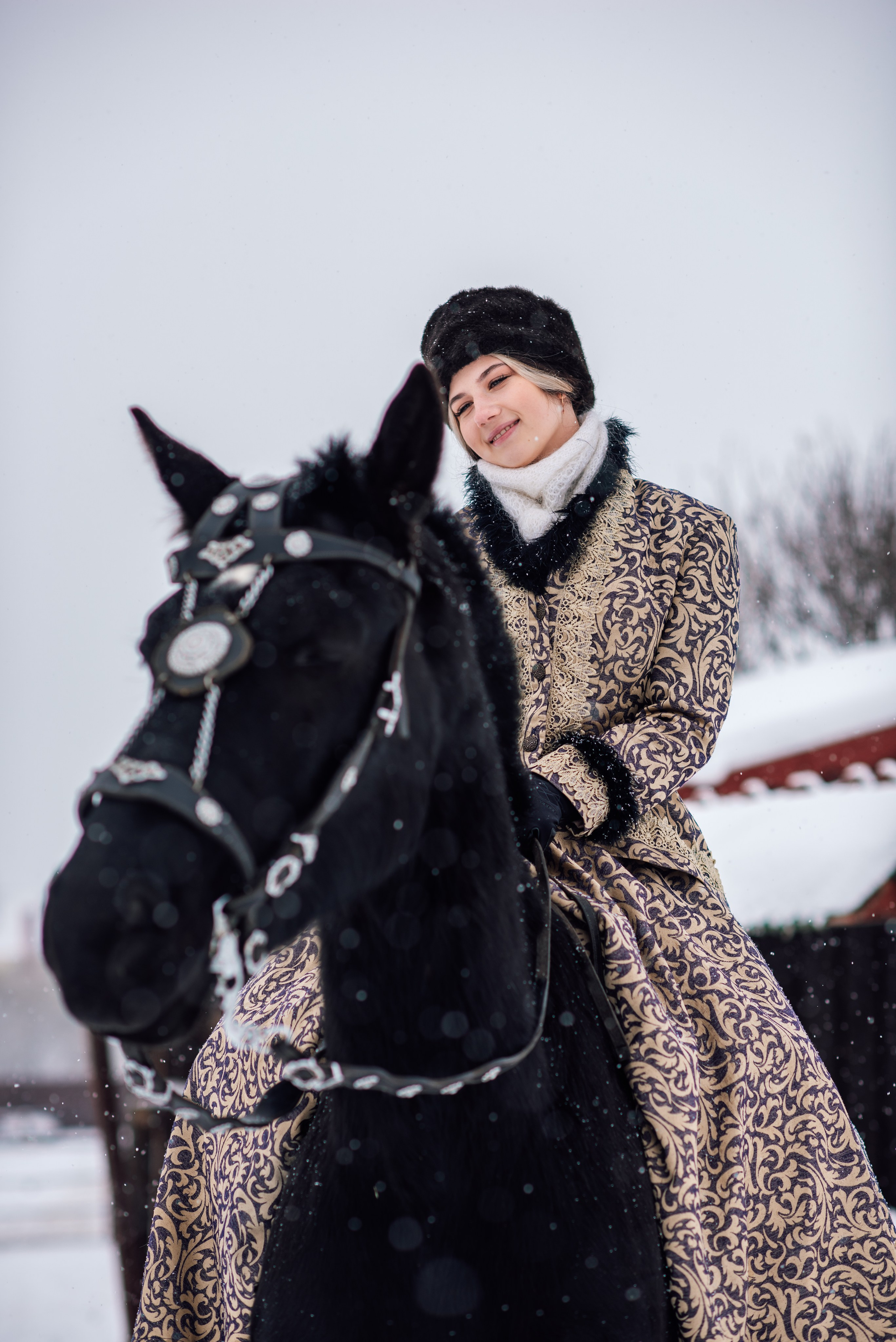 Зимняя парфорсная охота. Фотограф Диана Вальтер