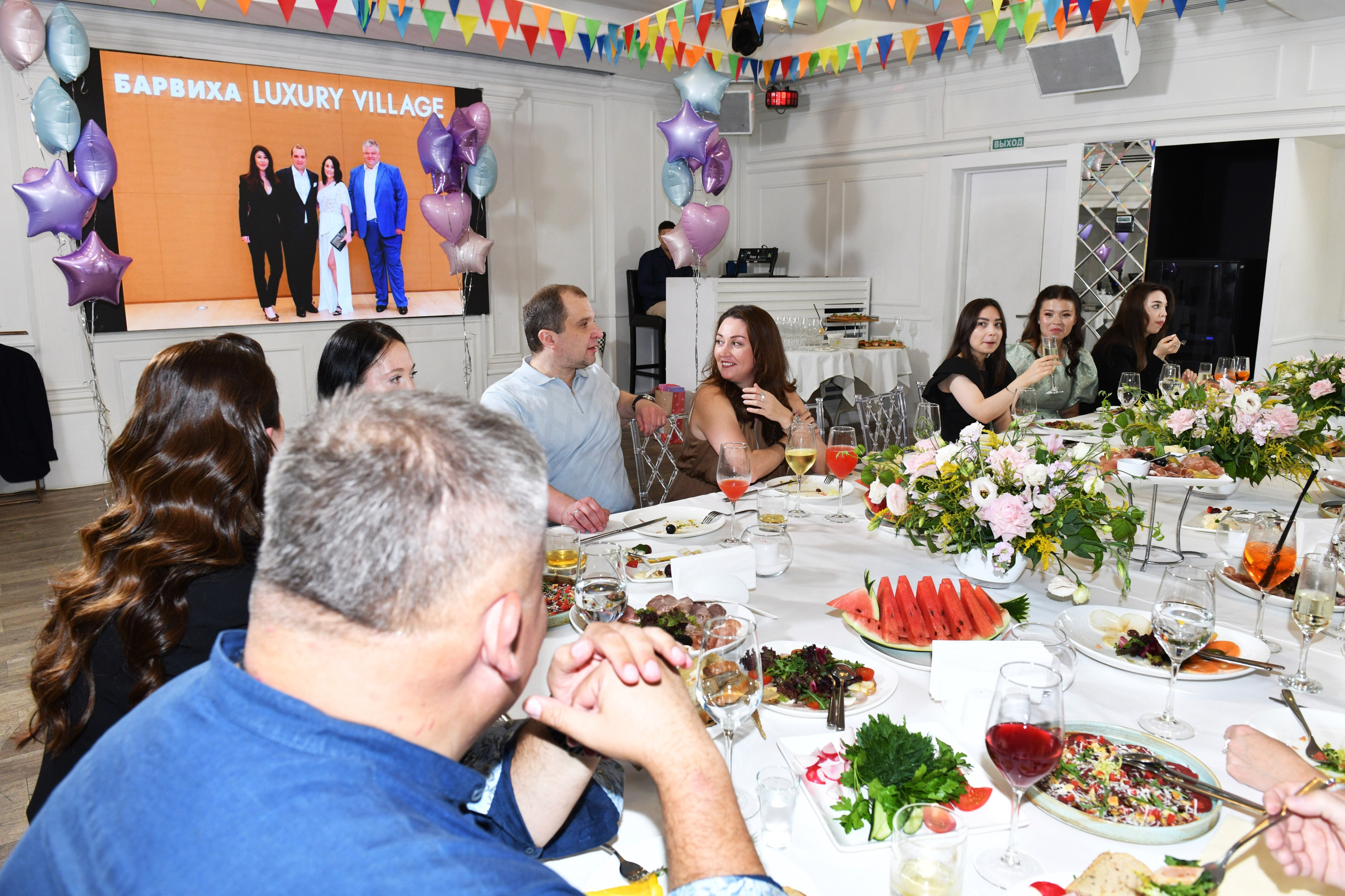 Юбилей в ресторане Светлый. Свадебный и портретный фотограф в Москве Галина Борисова