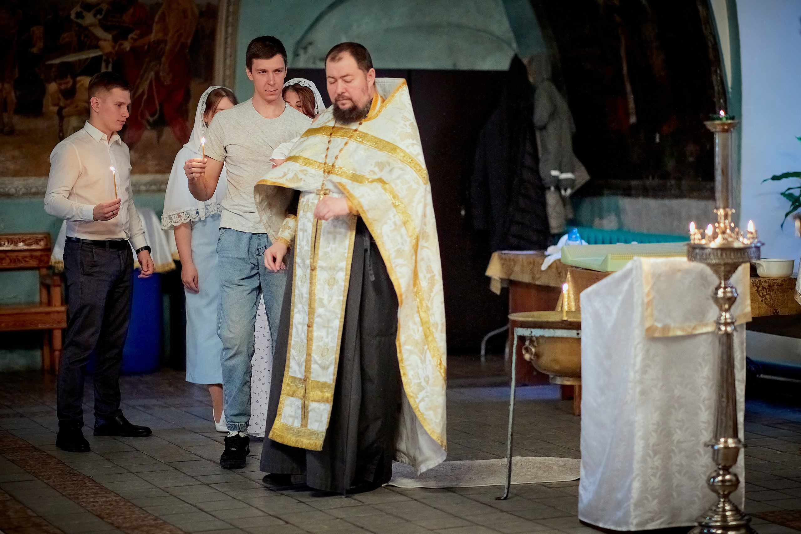 Крещение Егорушки. Семейный и детский фотограф в Ярославле Юлия Галашина