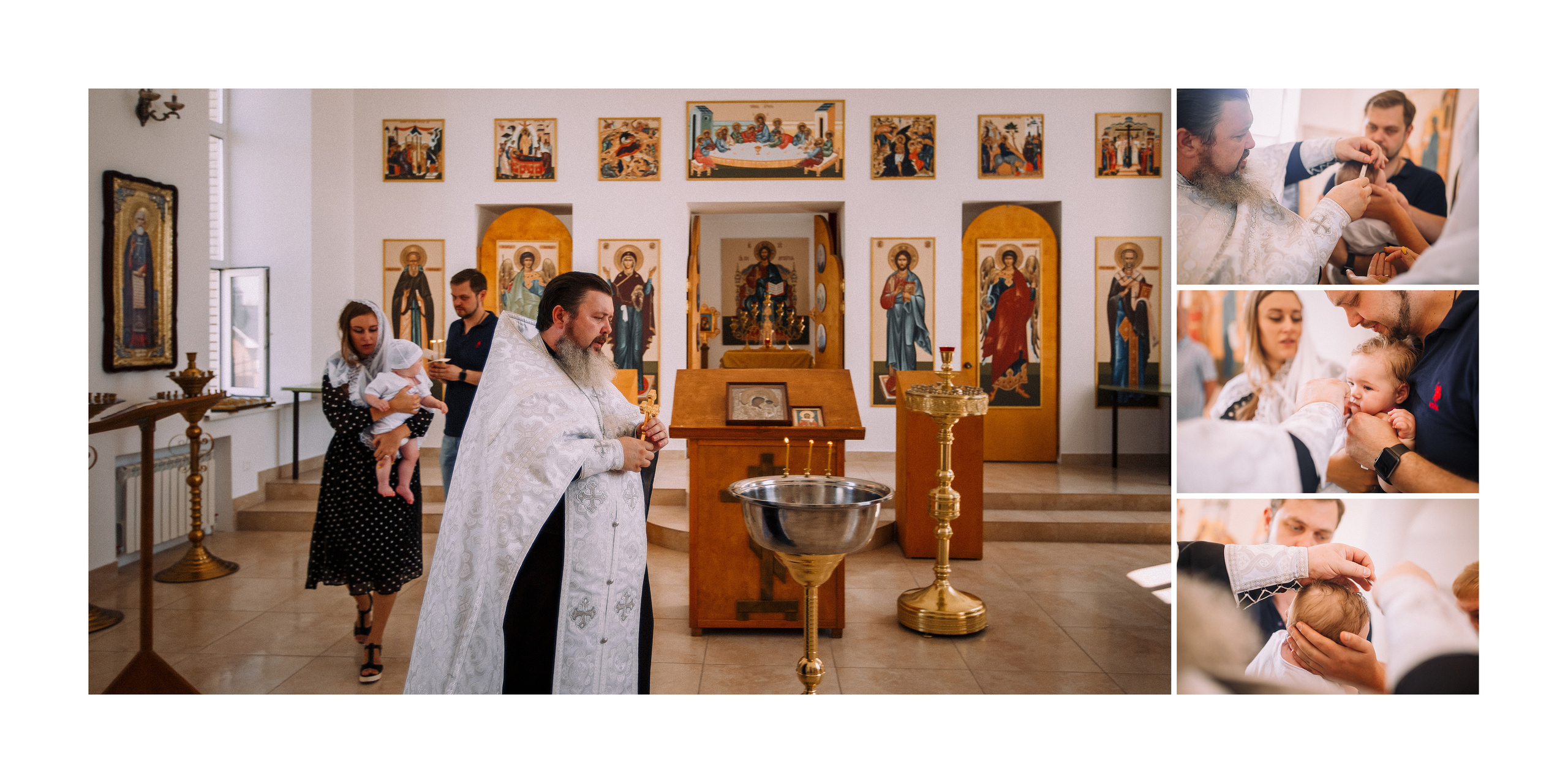 Фотокнига Крещение. Свадебный и семейный фотограф Москва Екатерина Верижникова