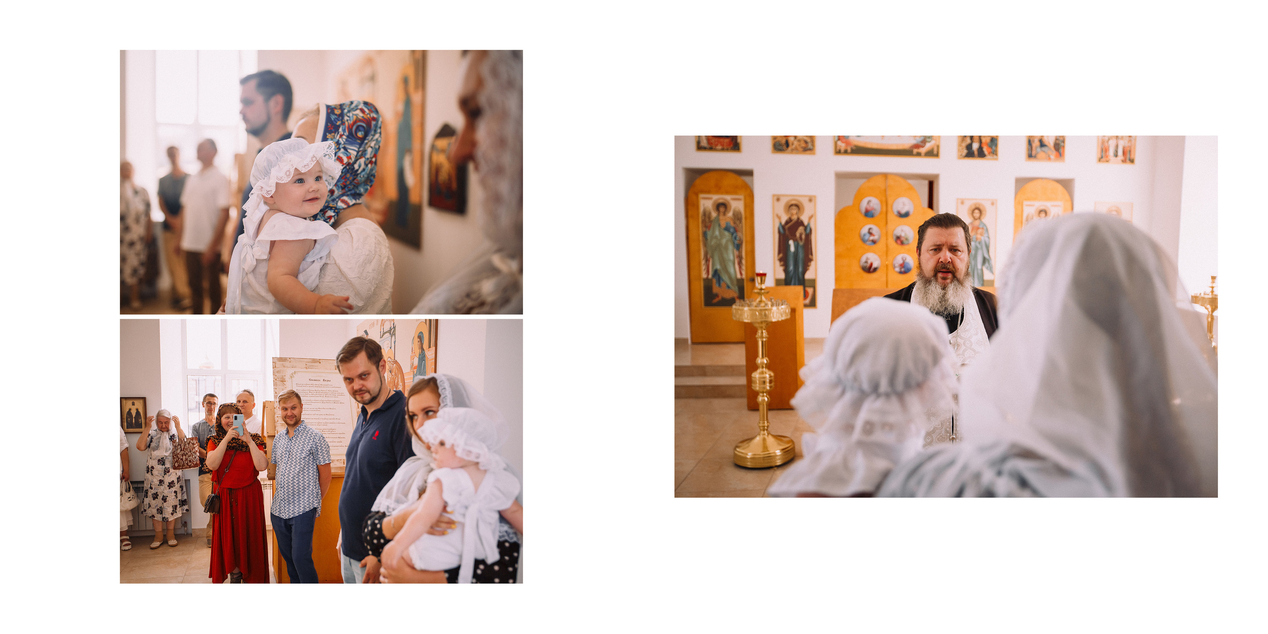 Фотокнига Крещение. Свадебный и семейный фотограф Москва Екатерина Верижникова