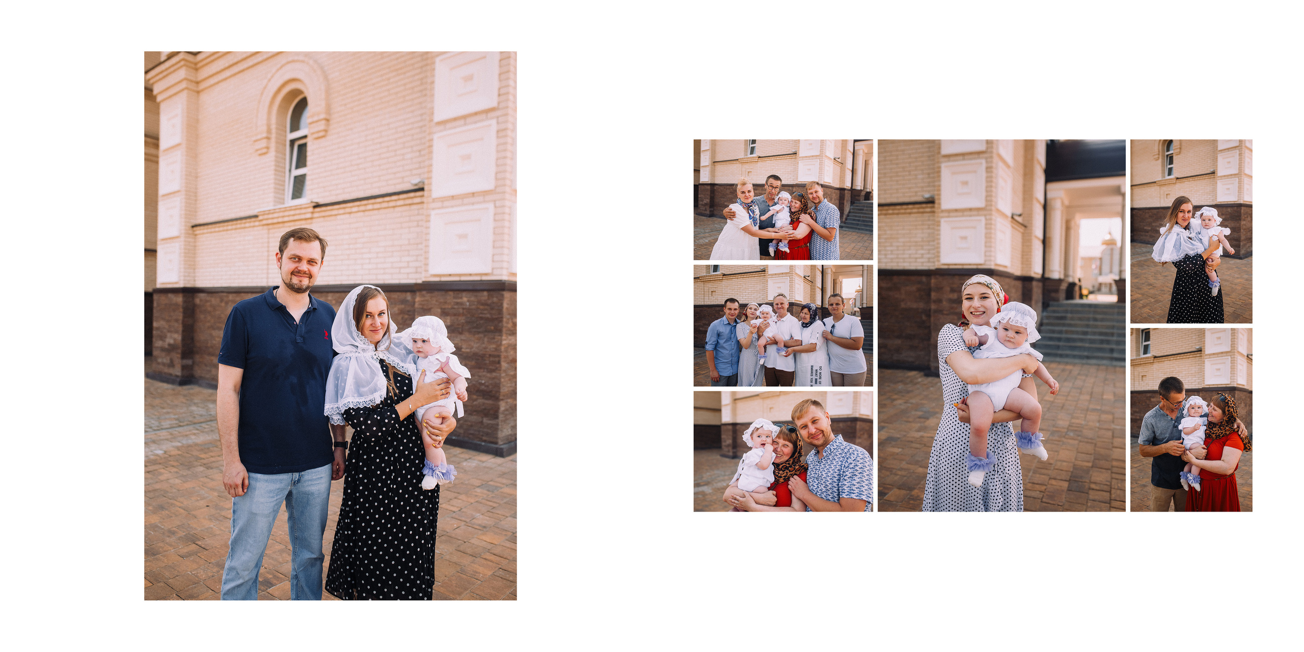 Фотокнига Крещение. Свадебный и семейный фотограф Москва Екатерина Верижникова