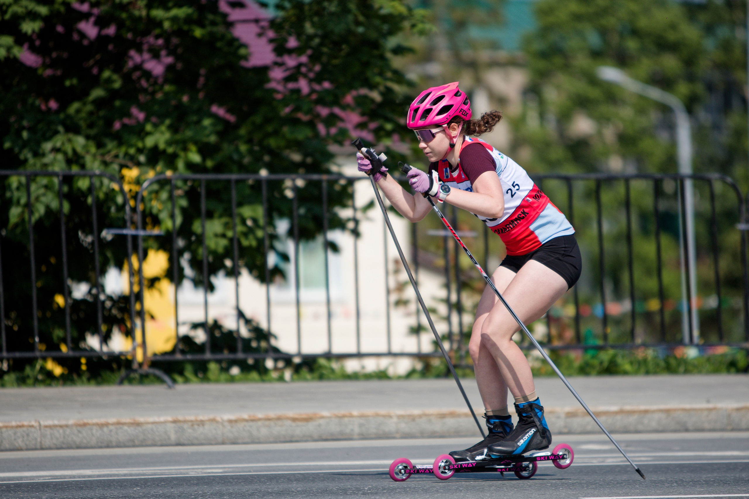 II этап Кубка России по лыжероллерам. Кутузов Евгений Фотограф в Южно-Сахалинске