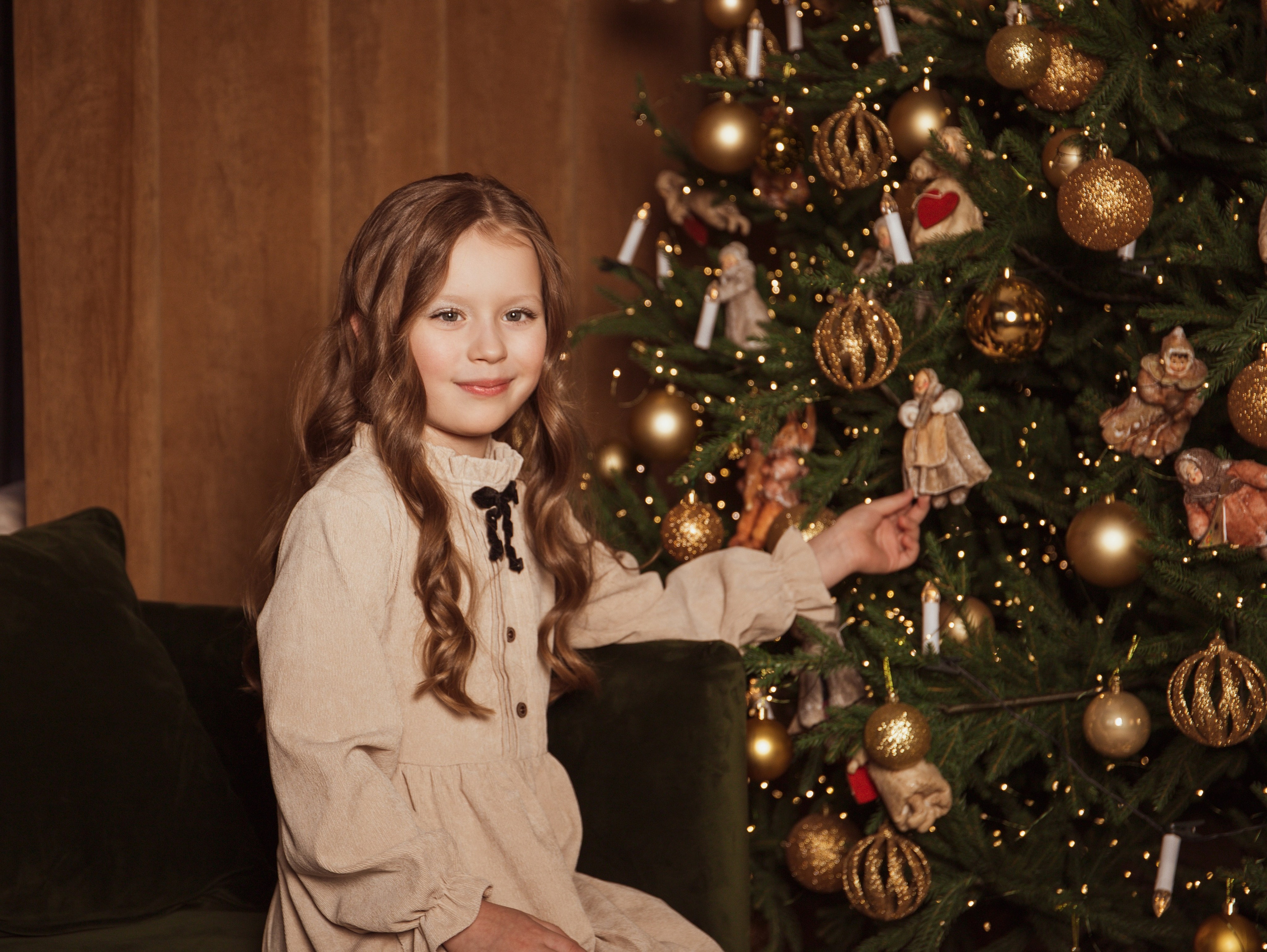 Мама с дочкой, новогодняя сьемка. Свадебный и семейный фотограф в Москве Мила Широких