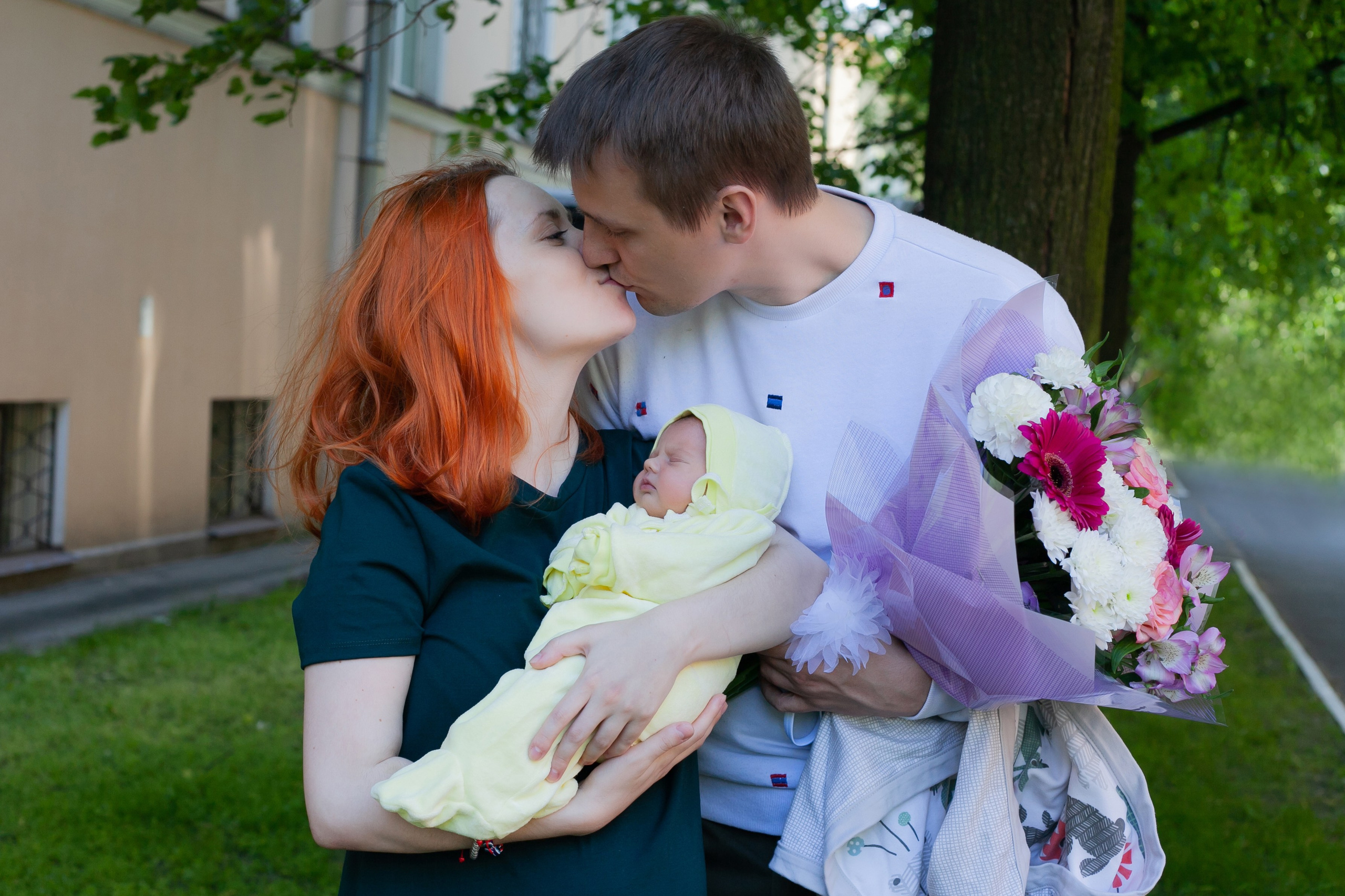 Выписка из роддома. Татьяна Нагорнова — семейный фотограф в Санкт-Петербурге