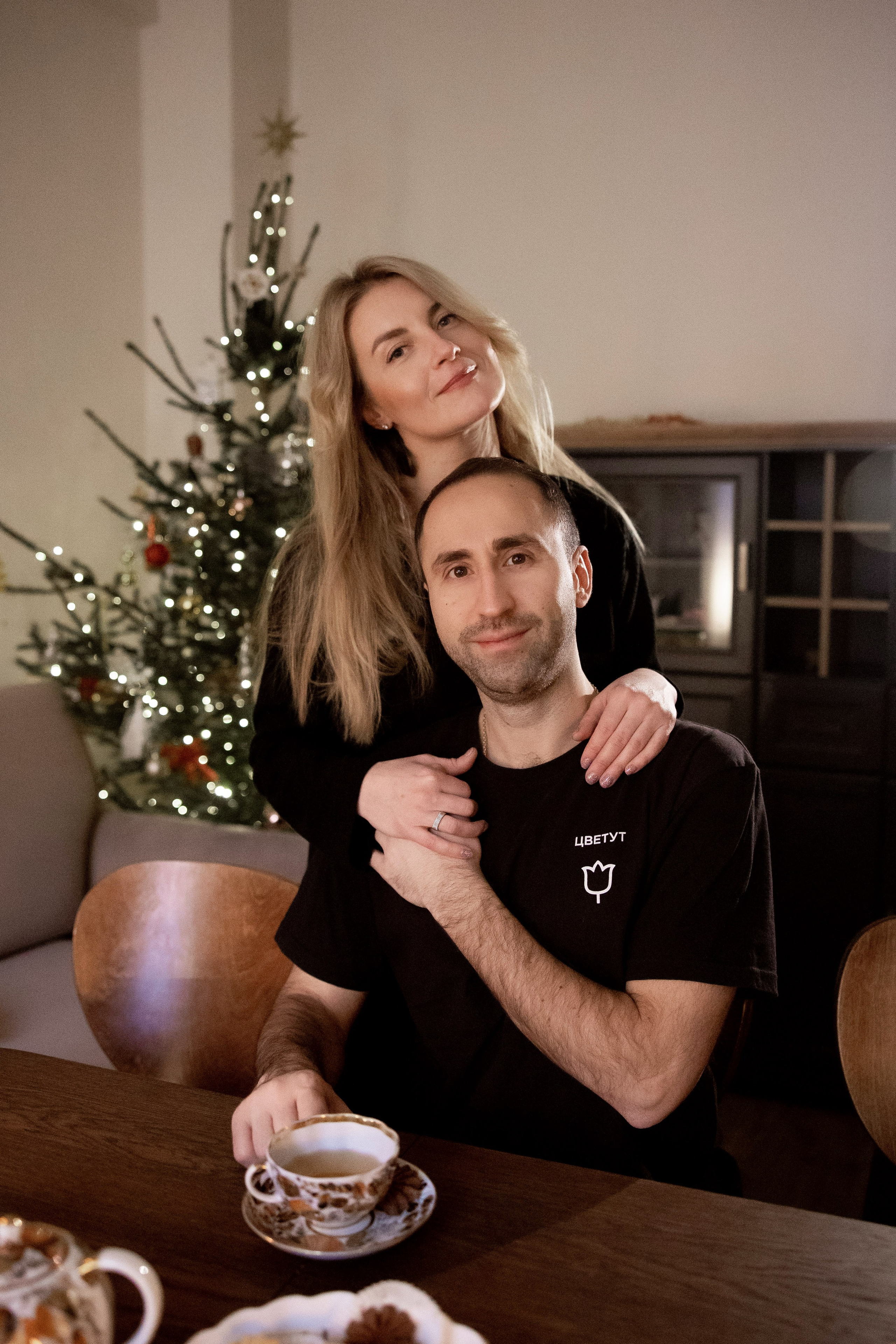 Домашняя новогодняя для Юлии. Семейный фотограф в Москве