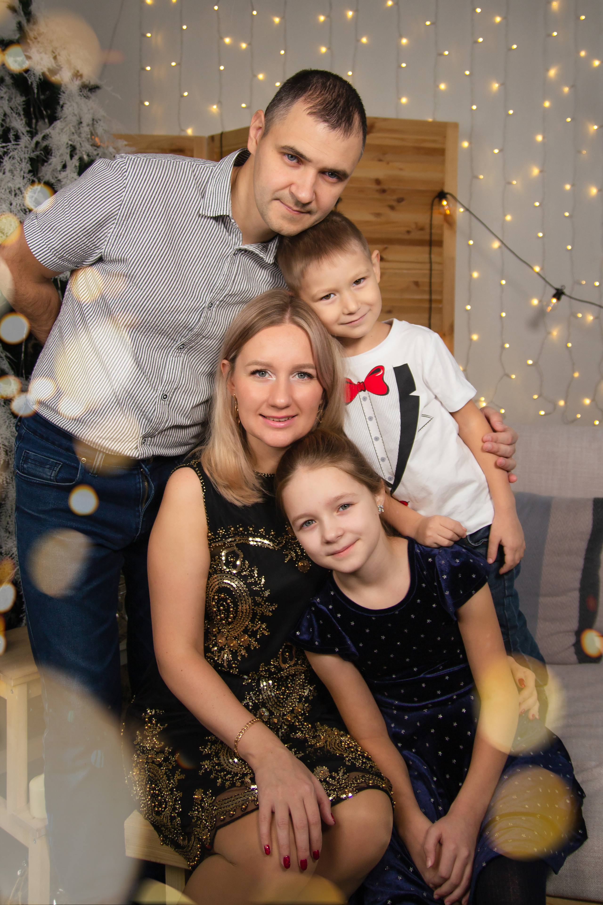 Семейная новогодняя фотосессия. Фотограф Ирина Колесникова