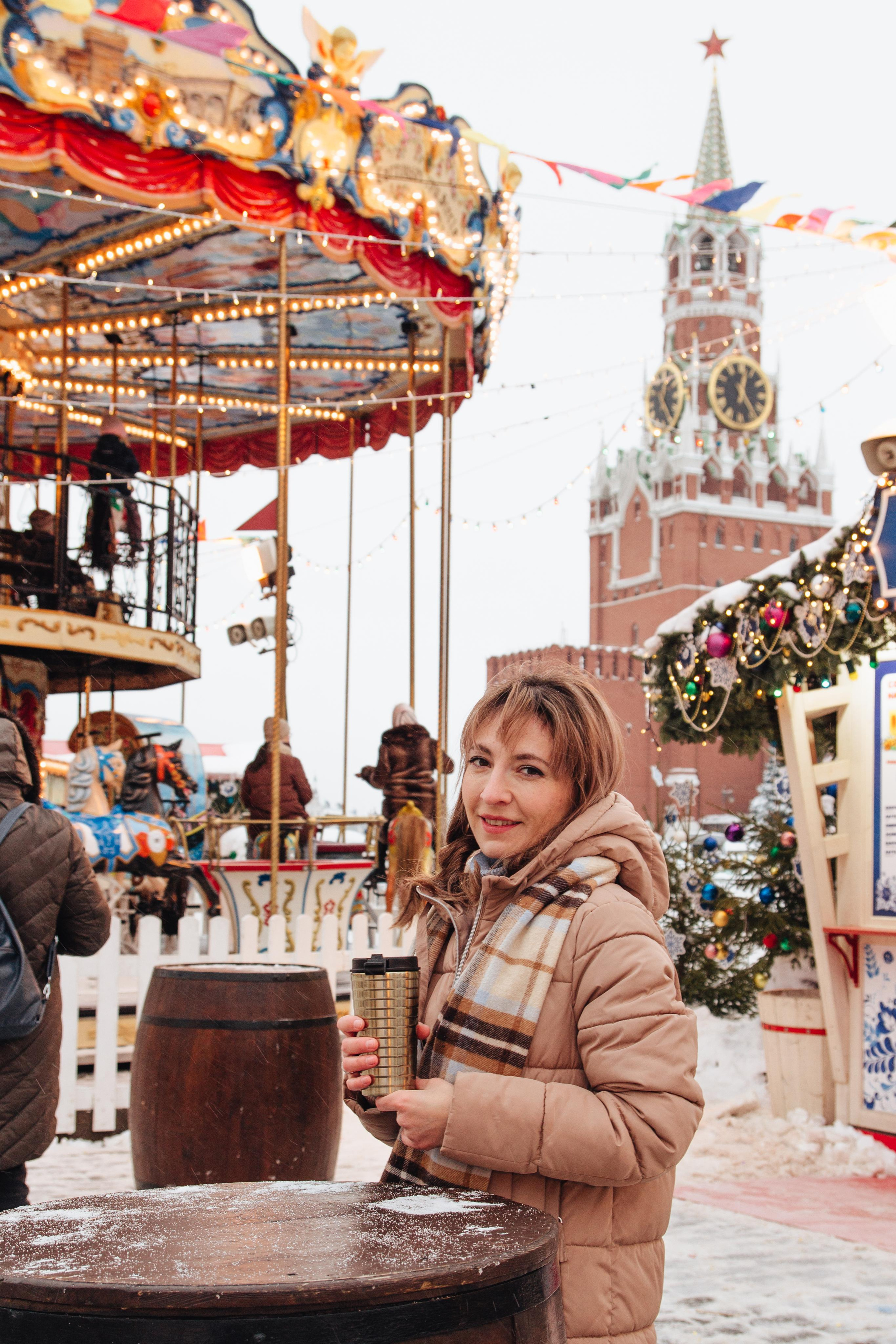 Маша. Москва. ГУМ и новогодняя ярмарка на Красной площади. Фотограф Ирина Колесникова