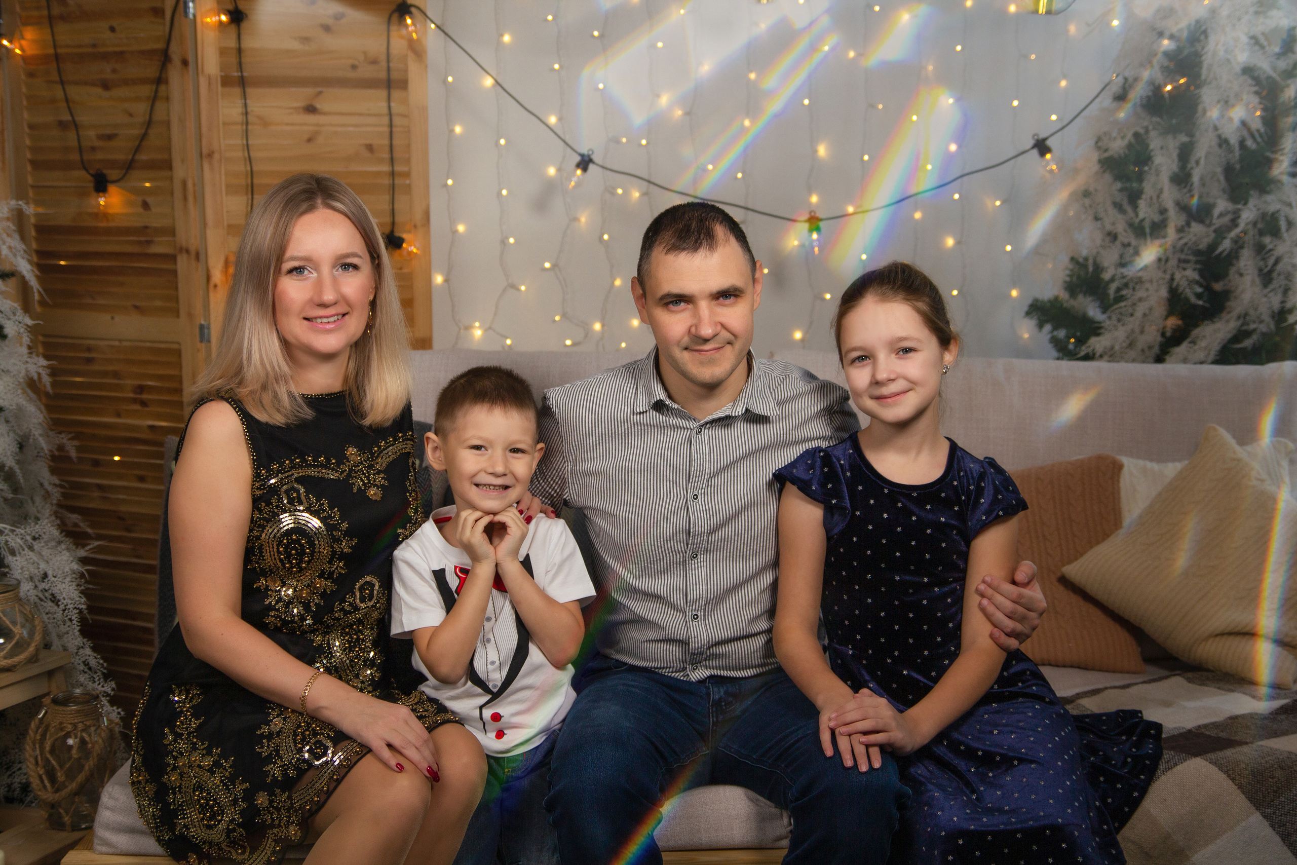 Семейная новогодняя фотосессия. Фотограф Ирина Колесникова