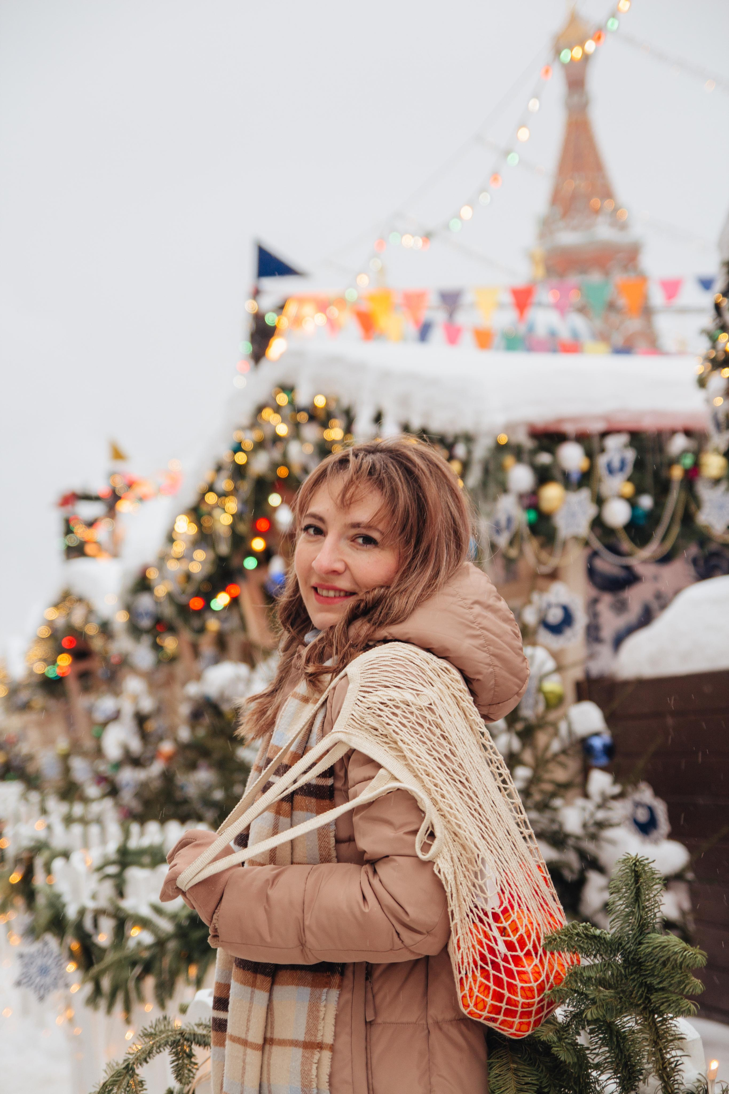 Маша. Москва. ГУМ и новогодняя ярмарка на Красной площади. Фотограф Ирина Колесникова