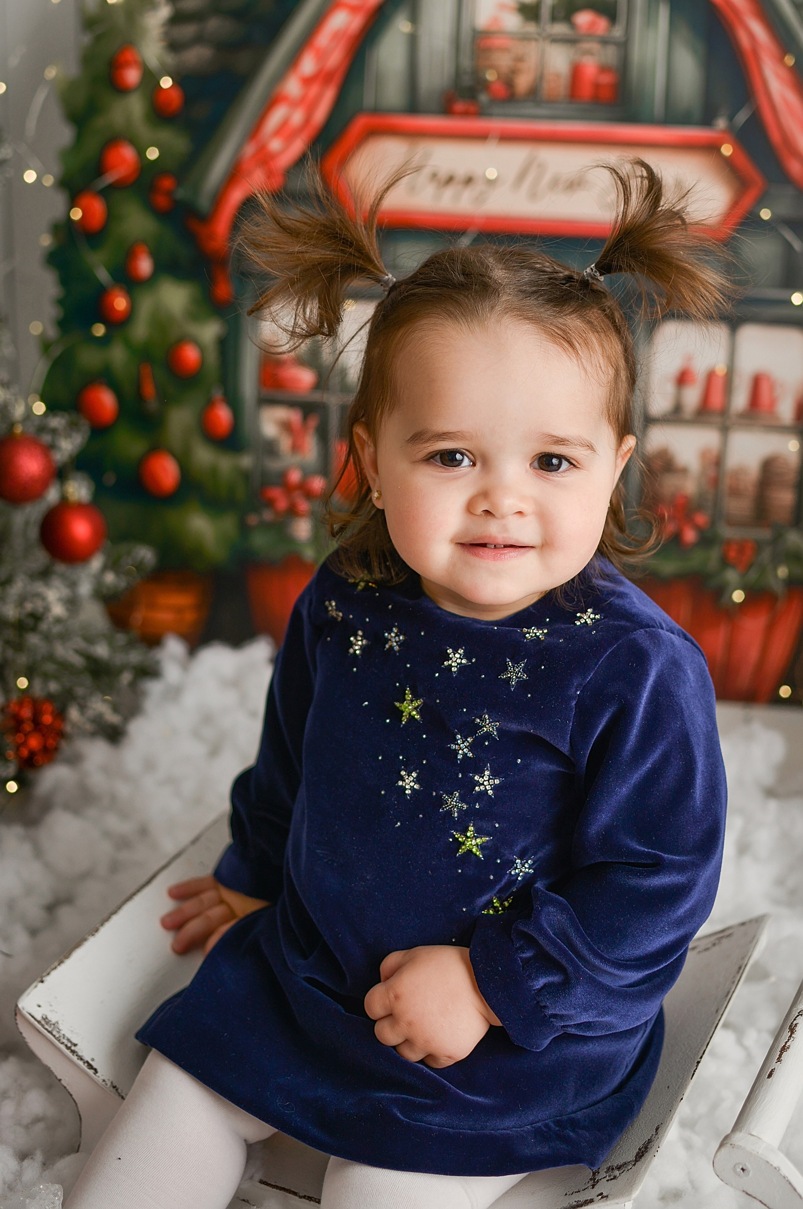 Новогодняя семейная фотосессия в Краснодаре 2023-2024. Фотограф новорожденных Краснодар Малышенко Надежда