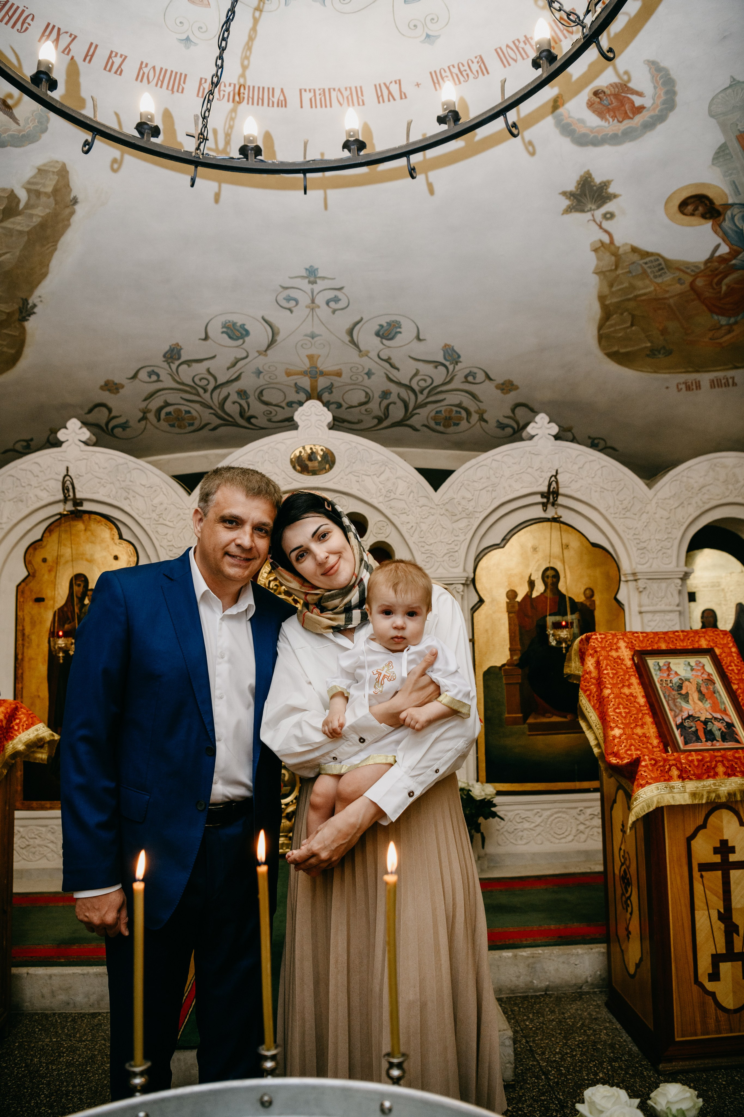 Крещение Александра. Фотограф на выписку из роддома в Москве и МО