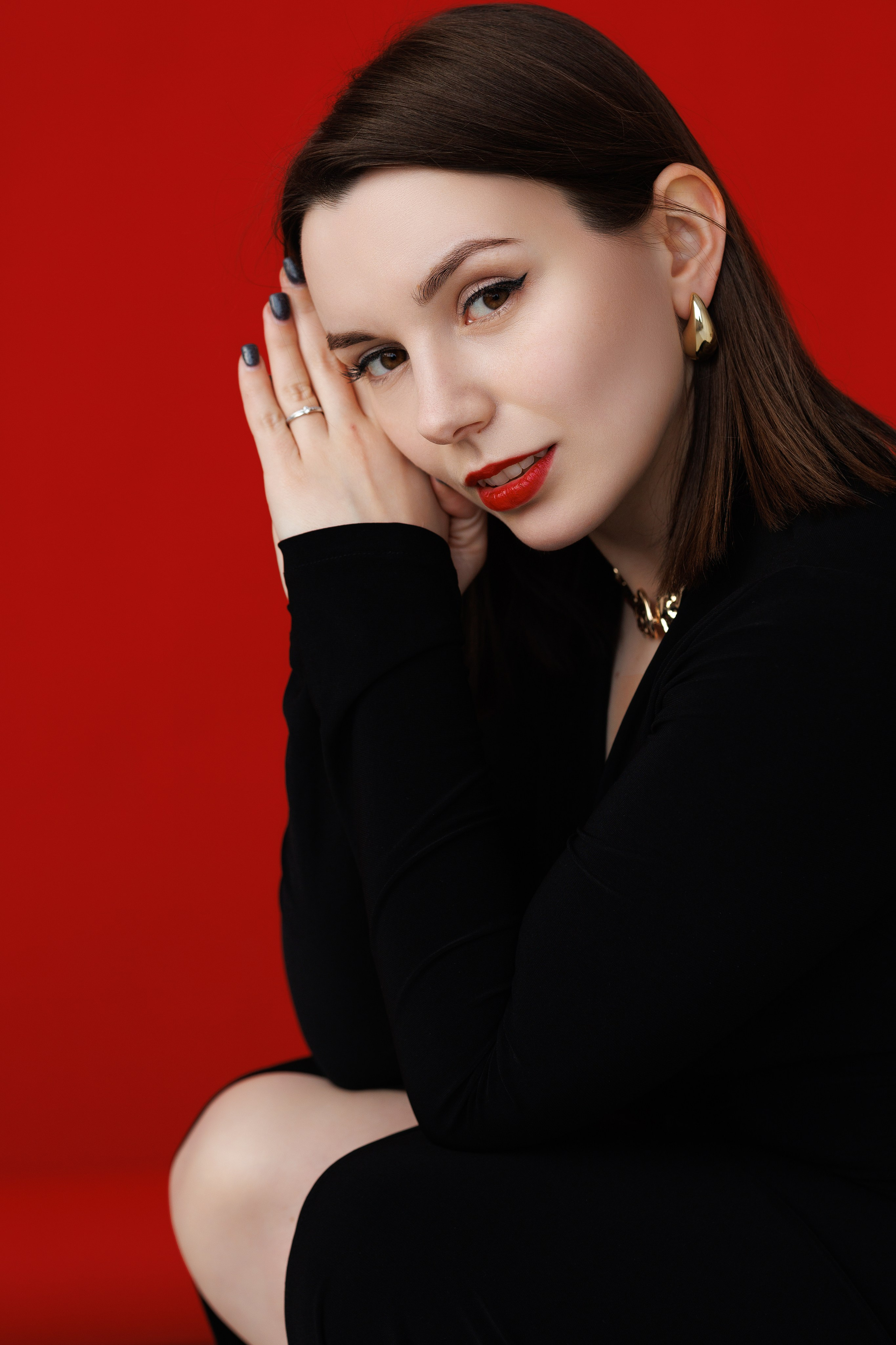 Женский портрет в студии. Фотограф Минск