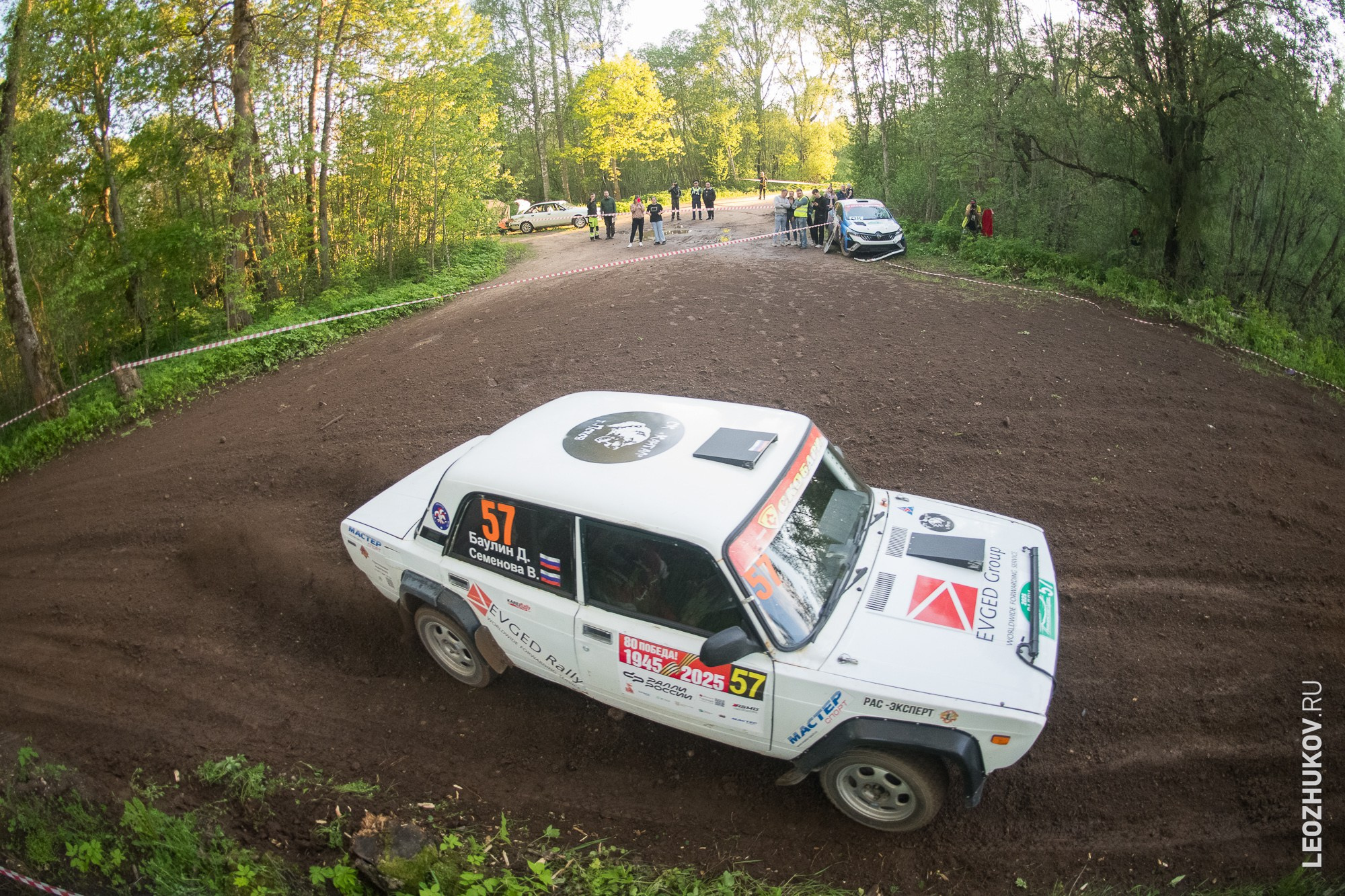 Rally Pushkinskie gory 2025. Sports photographer Leonid Zhukov