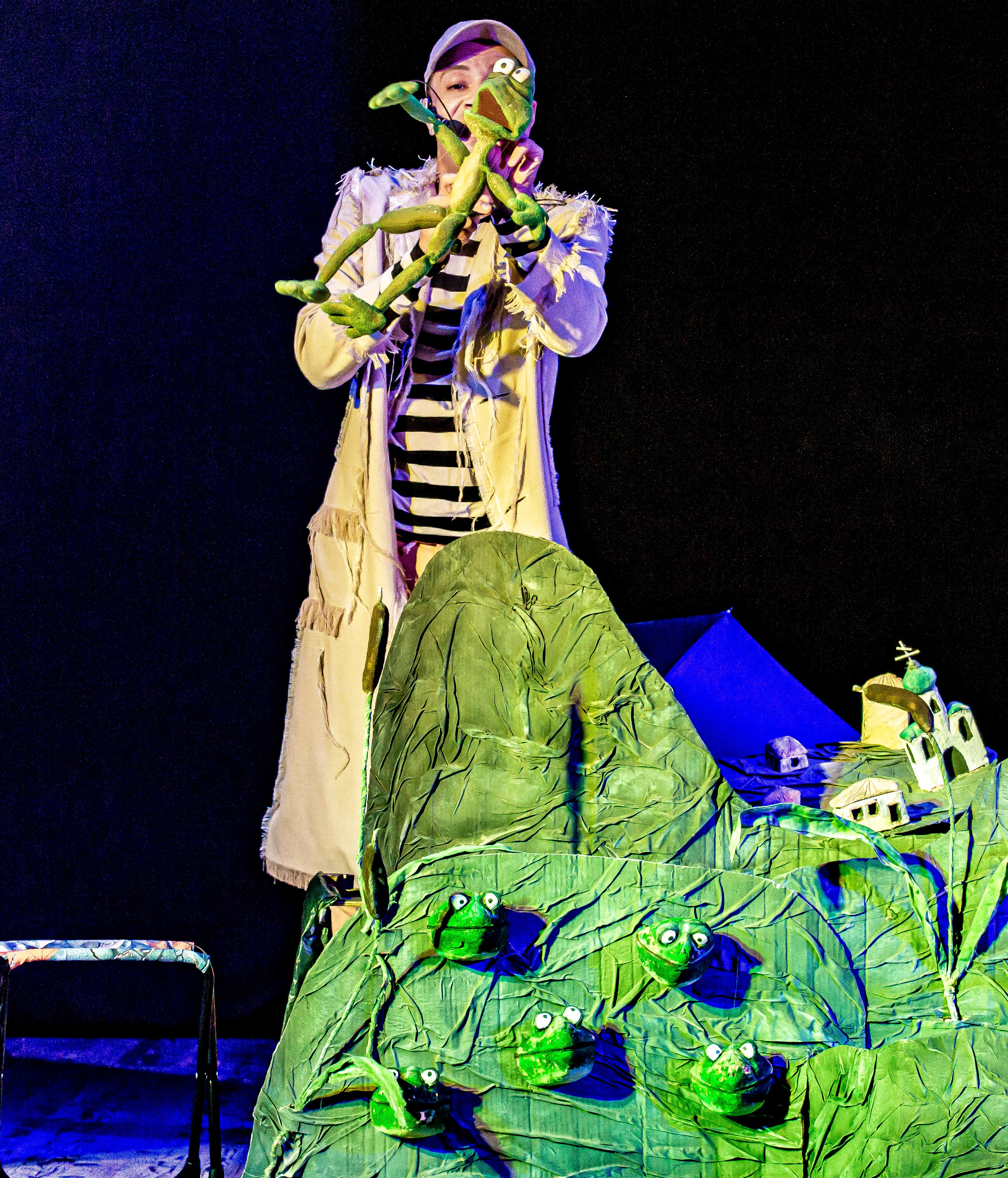 Спектакль театра Саквояж Лягушка путешествиница. Фотограф в Сочи Юрий Шептаев