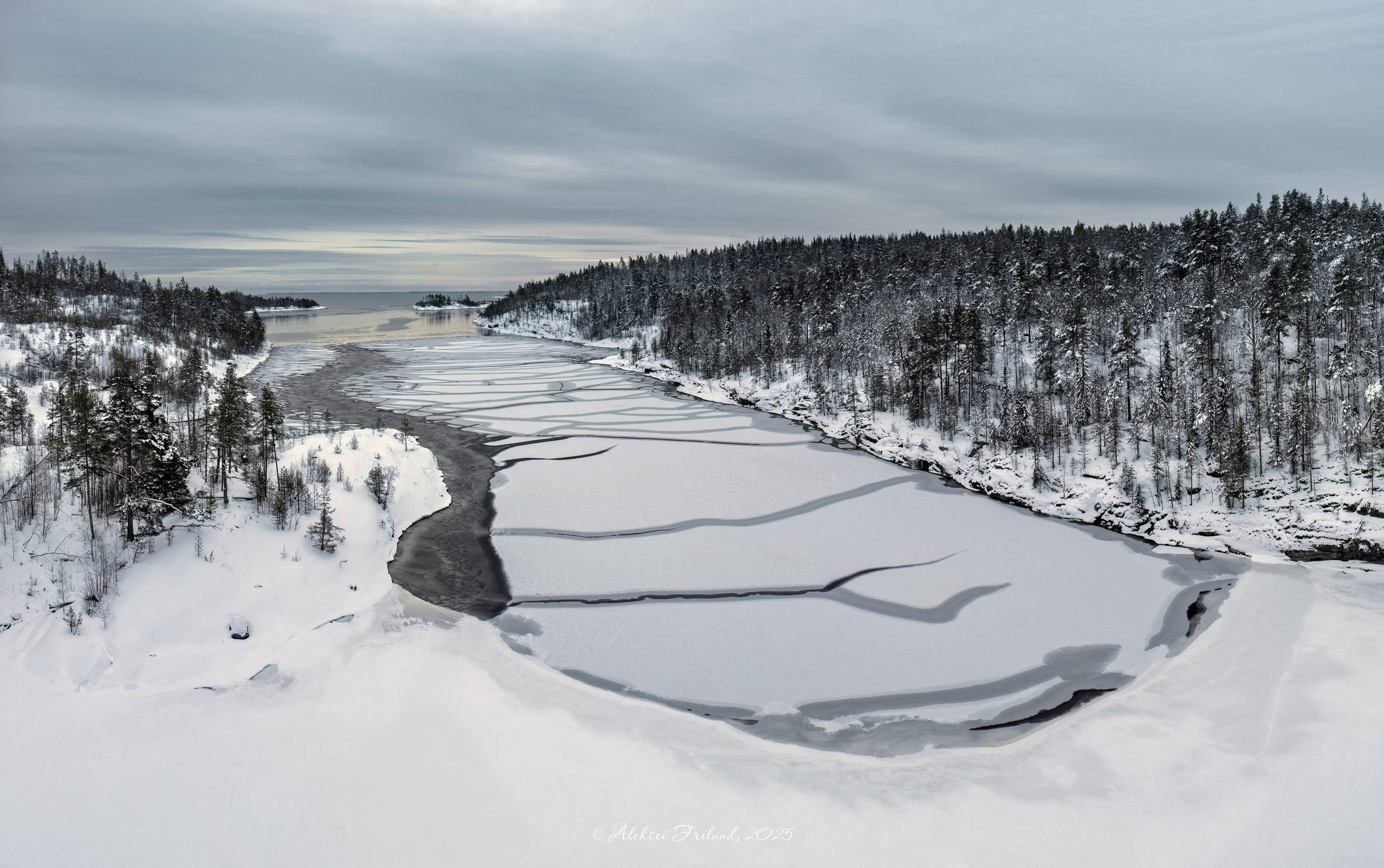Ладожское озеро. Аэросъемка. Фото и Видео в Карелии. Алексей Фрилунд