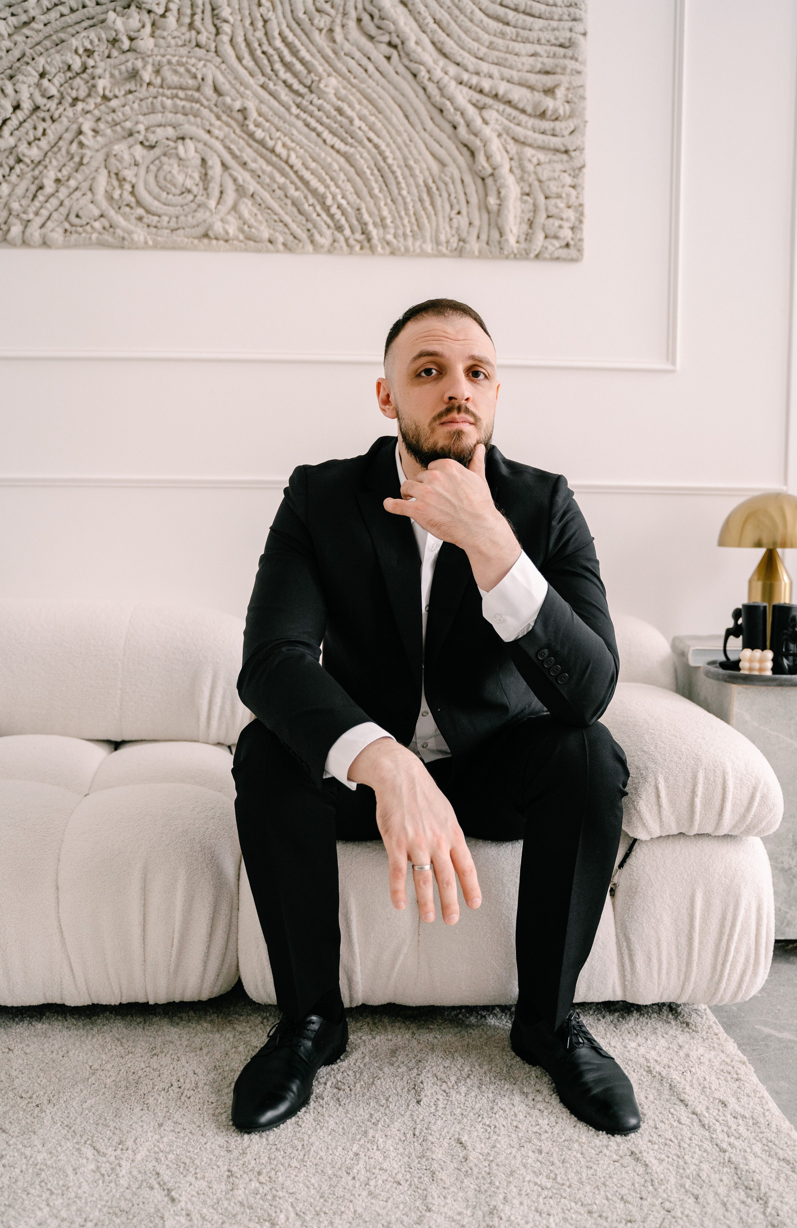 Свадебная фотосессия молодоженов в фотостудии. Свадебный и семейный фотограф из Воронежа|Москвы Бубнова Екатерина