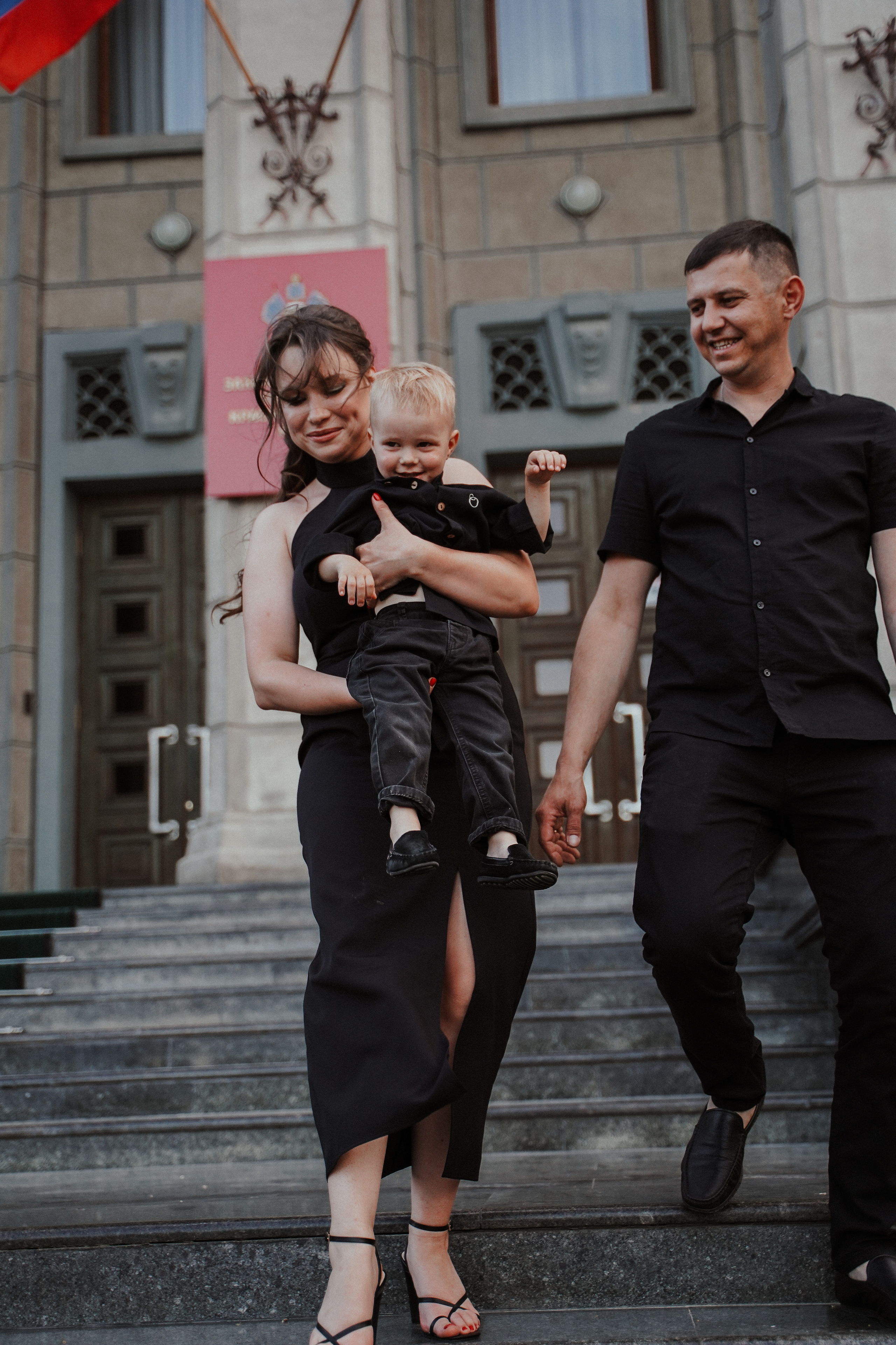 Городская съемка с малышом. Семейный и женский фотограф в Краснодаре Анастасия Приймак