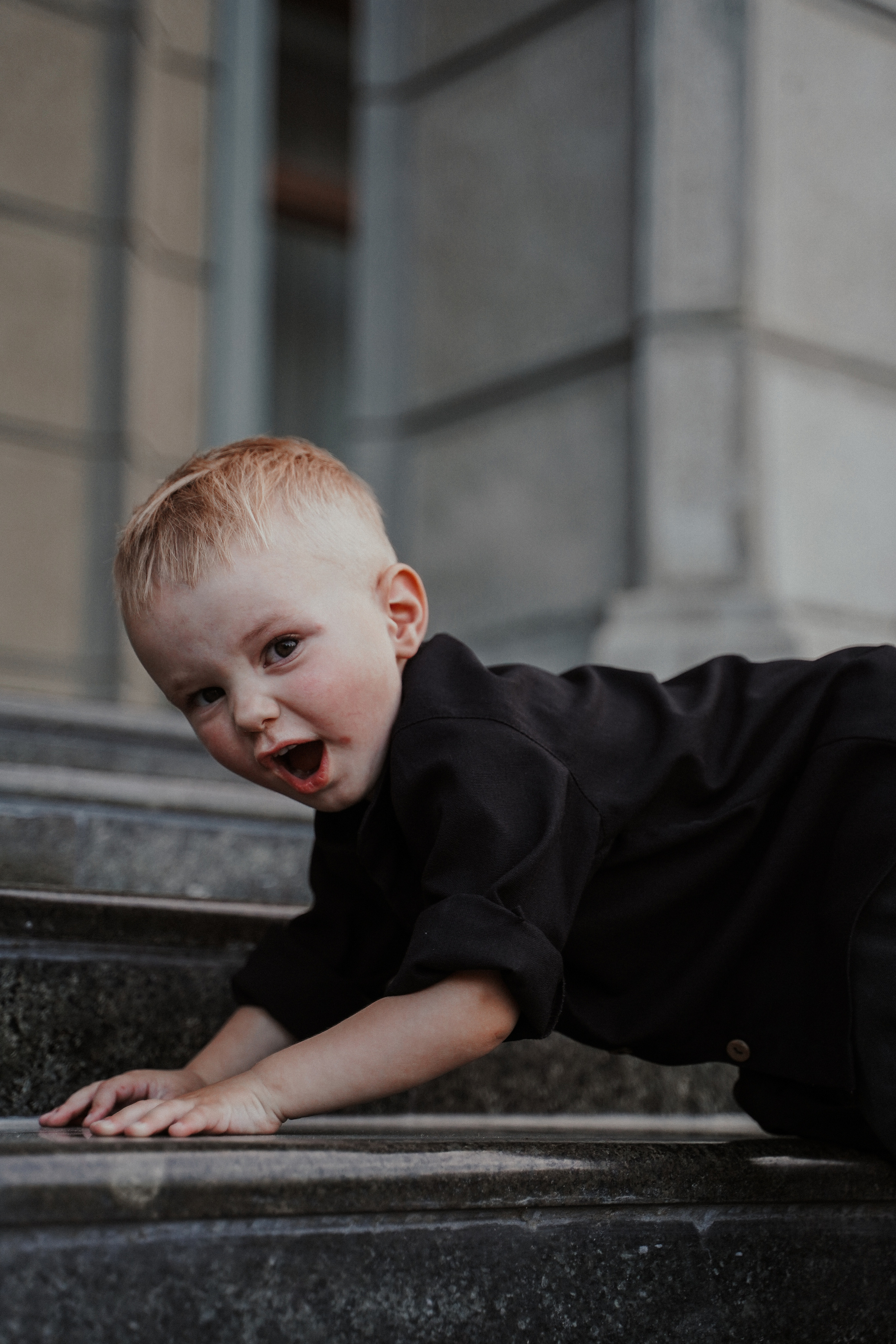 Городская съемка с малышом. Семейный и женский фотограф в Краснодаре Анастасия Приймак