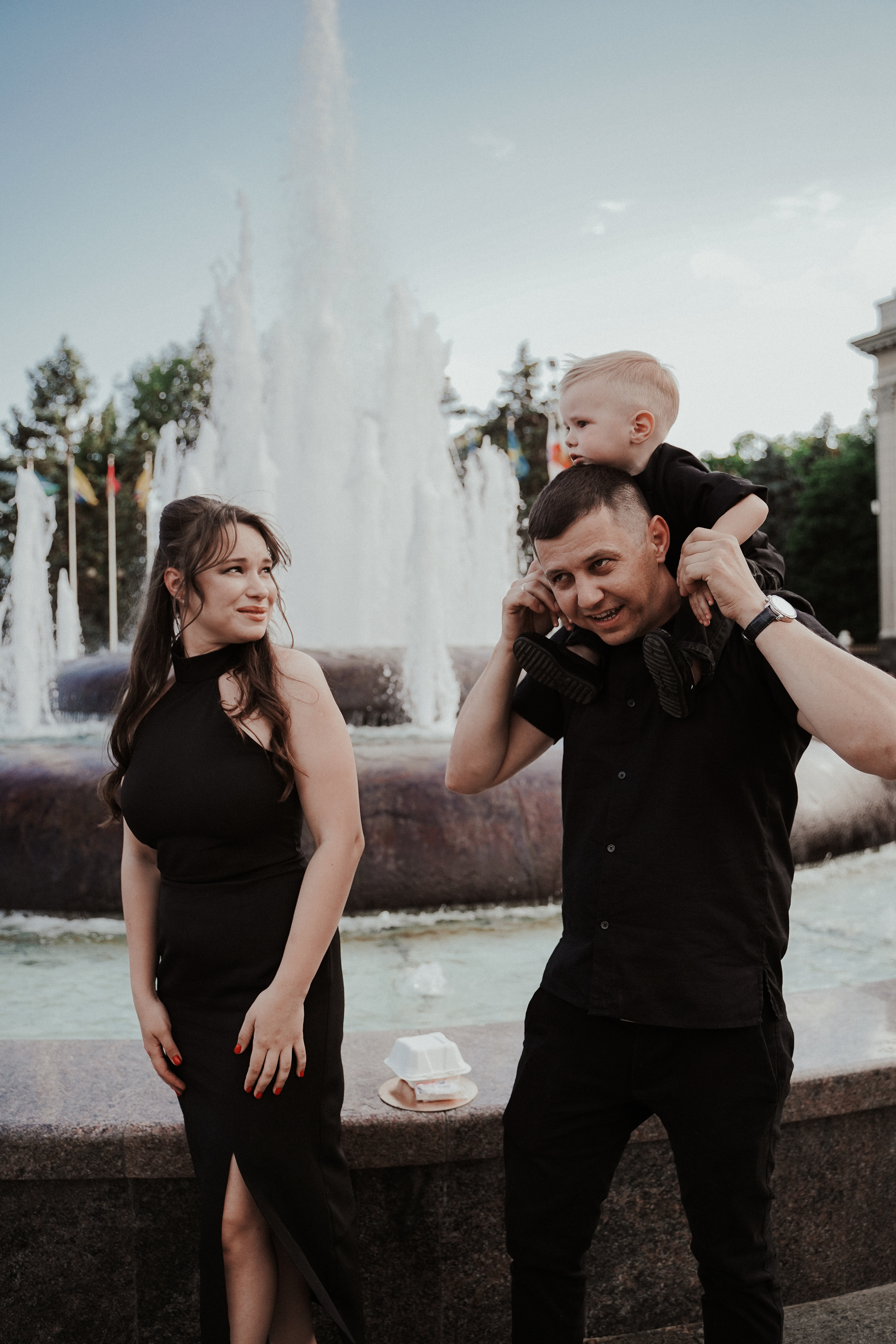 Городская съемка с малышом. Семейный и женский фотограф в Краснодаре Анастасия Приймак