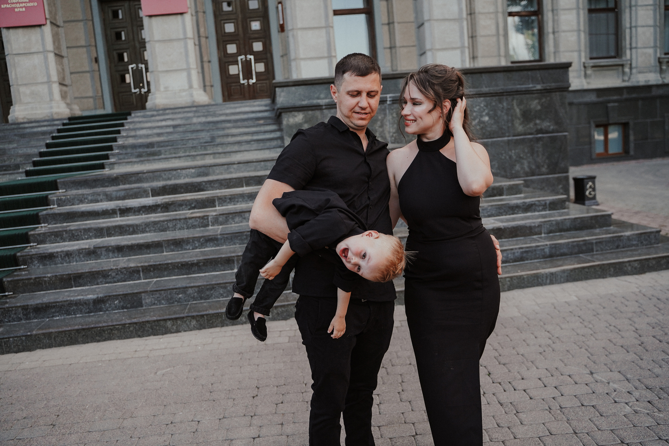 Городская съемка с малышом. Семейный и женский фотограф в Краснодаре Анастасия Приймак