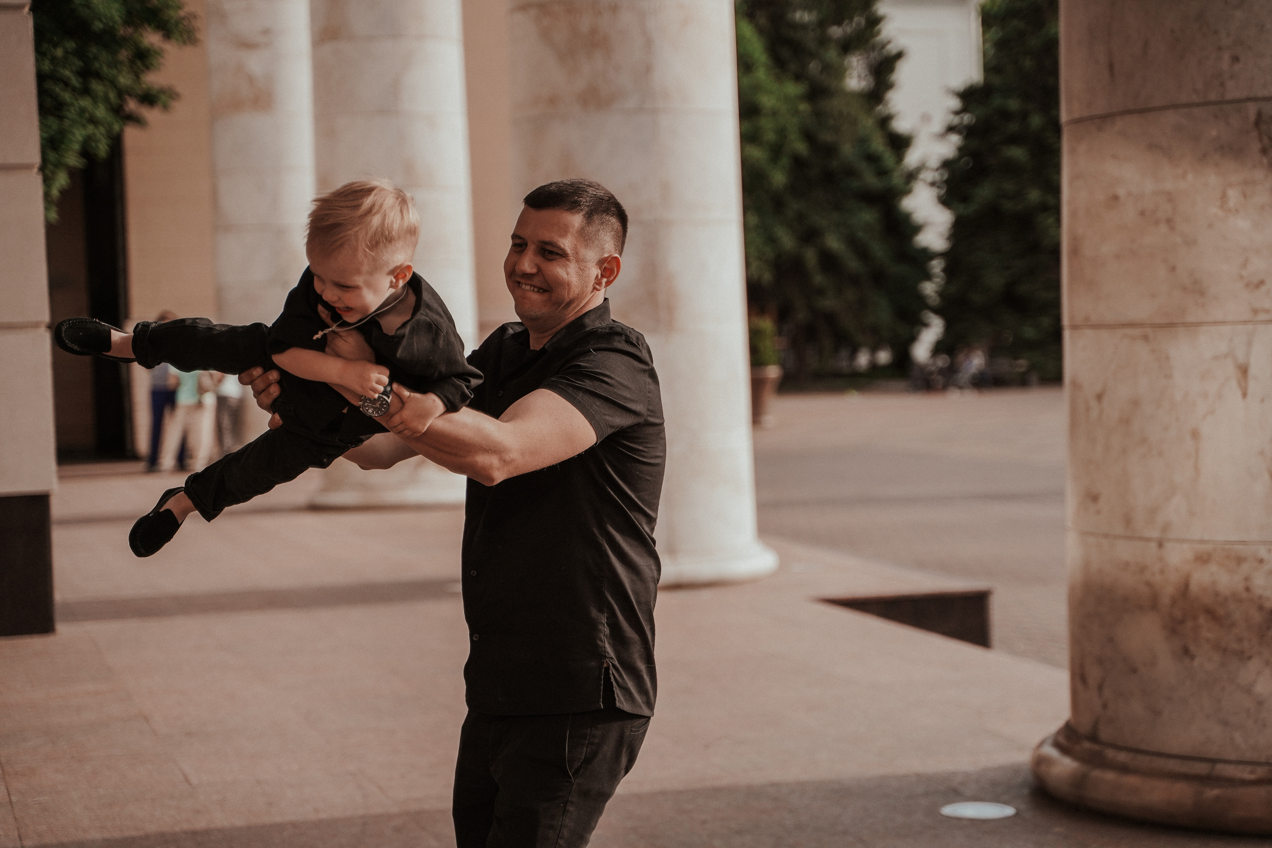Городская съемка с малышом. Семейный и женский фотограф в Краснодаре Анастасия Приймак