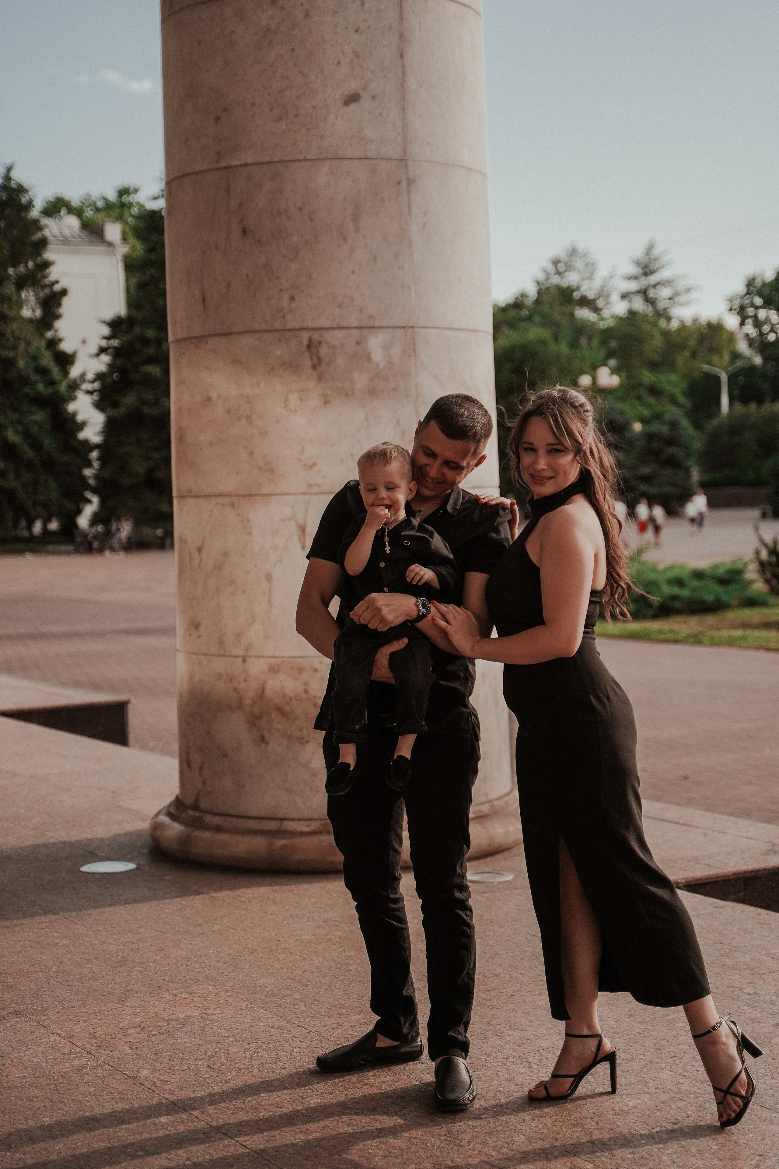 Городская съемка с малышом. Семейный и женский фотограф в Краснодаре Анастасия Приймак