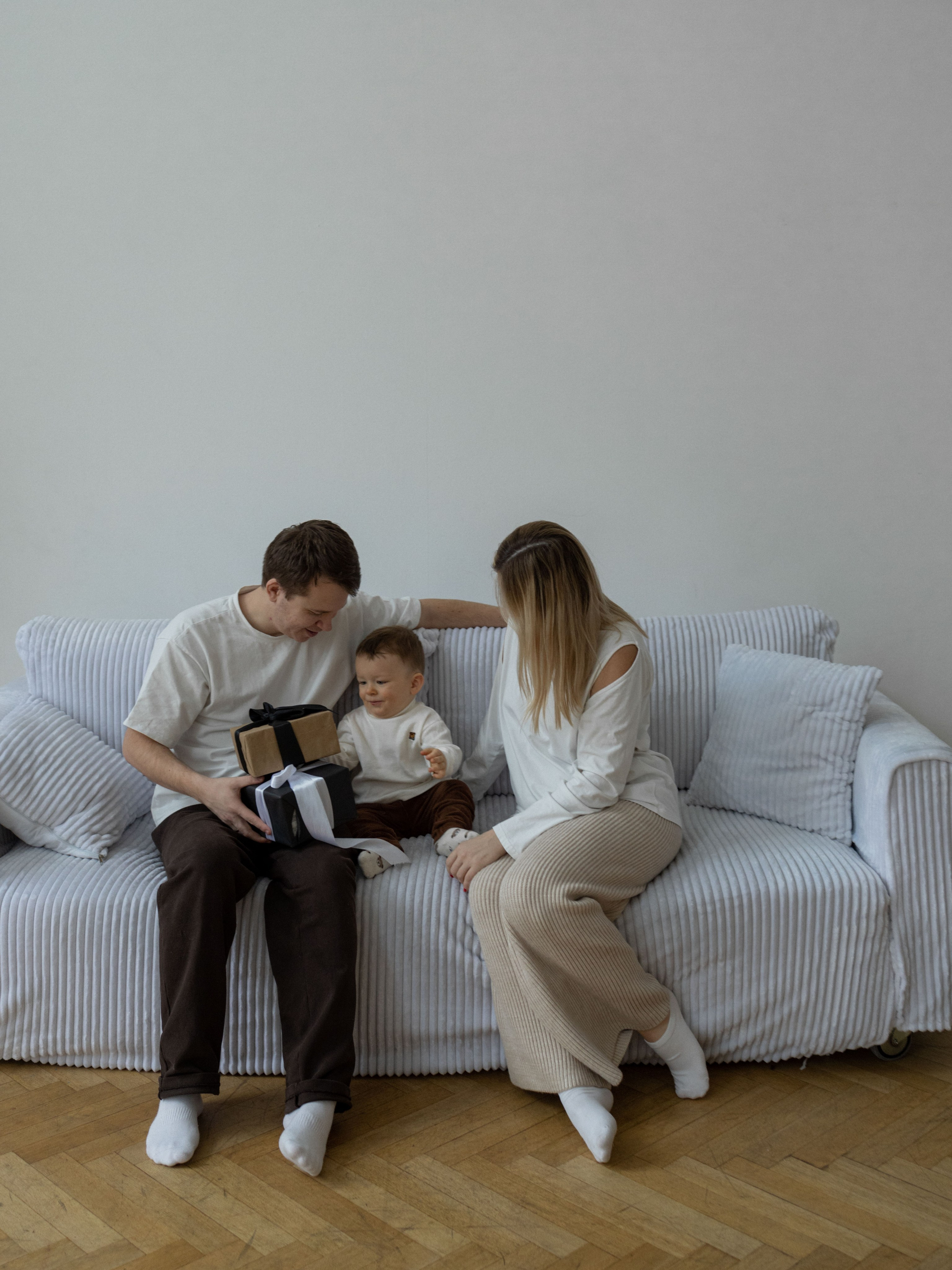 Новый год. Максим, Даша и Мирон. Фотограф Дарья Соколовская