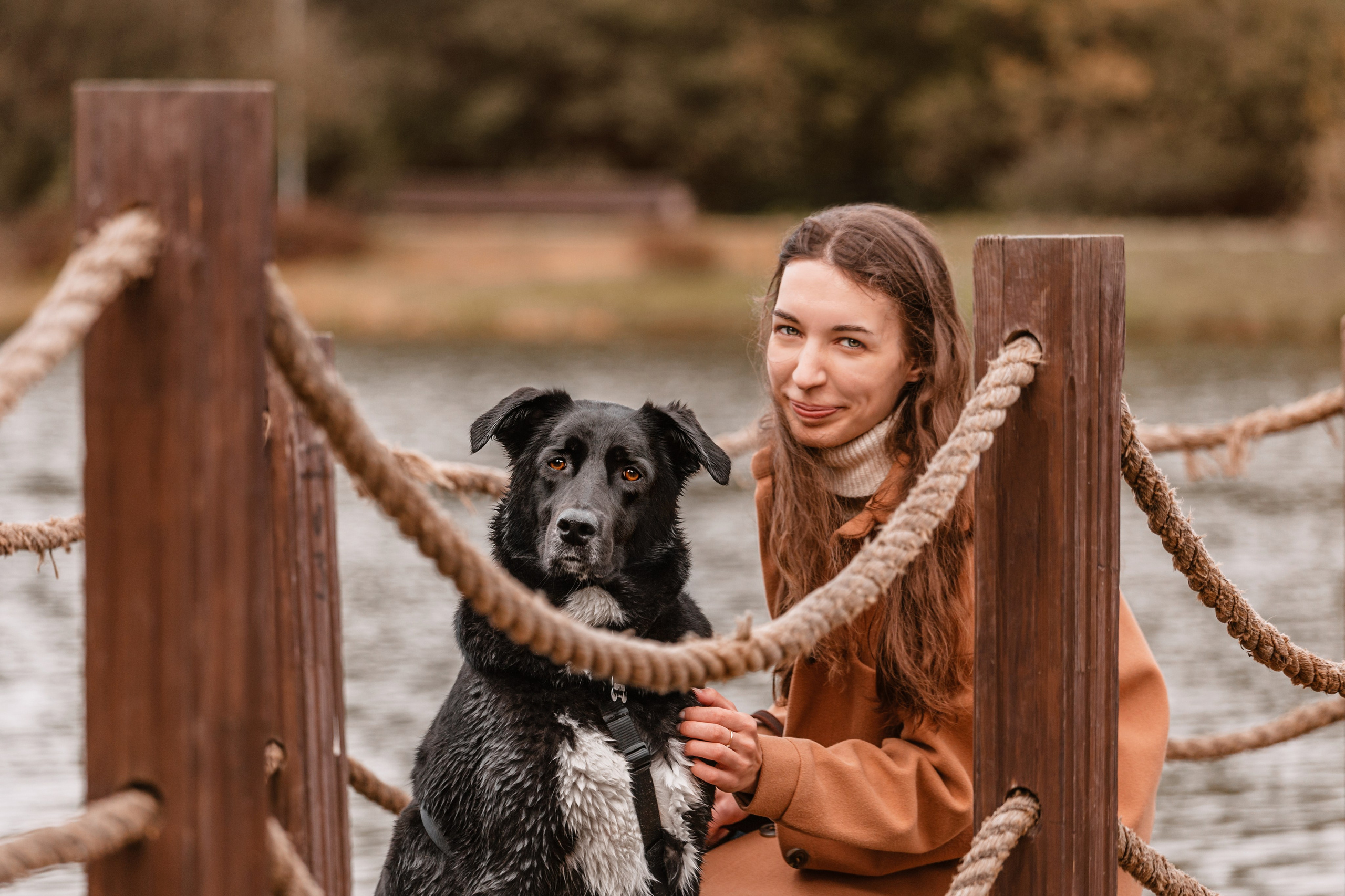 Юля и Фортуна. Фотограф-анималист Татьяна Степанова