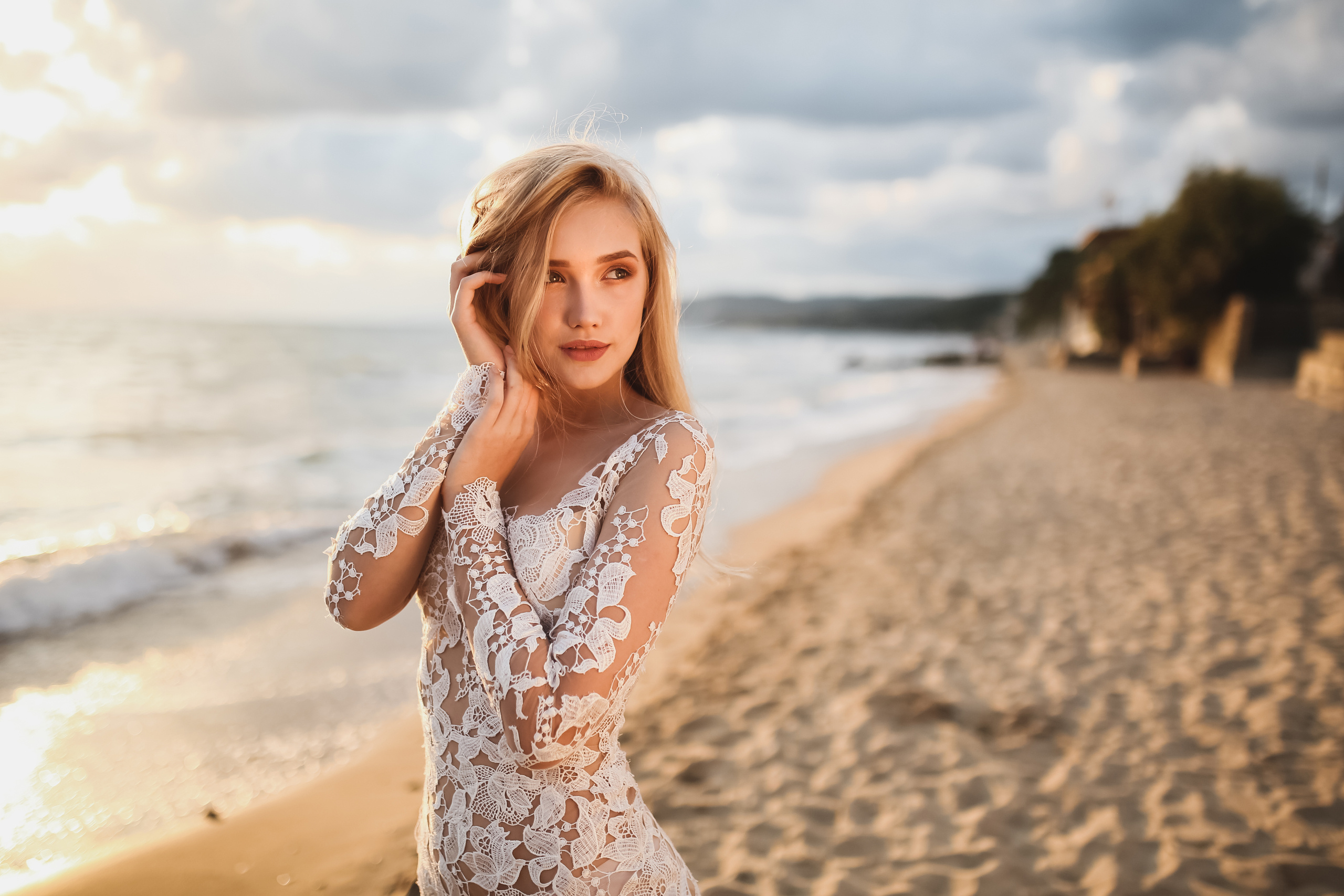 Невеста, свадьба на море, фотосессия на море