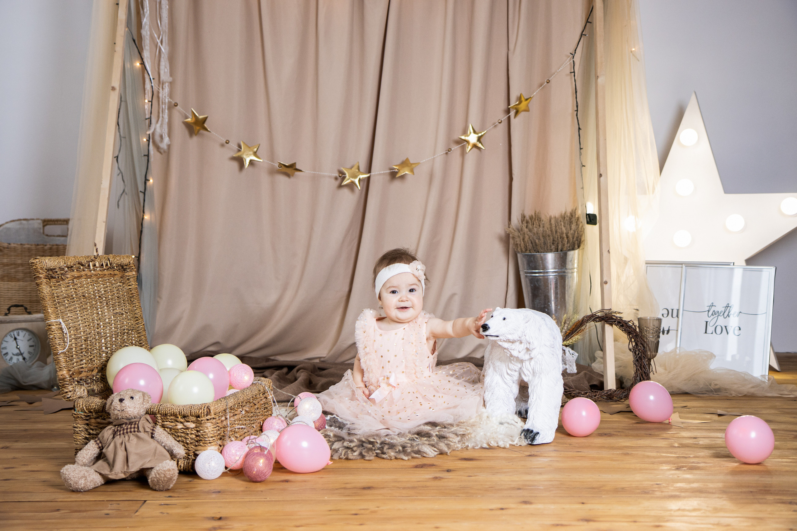 Лера 1 год. Семейный и детский фотограф в Комсомольске-на-Амуре Елена Калькаева