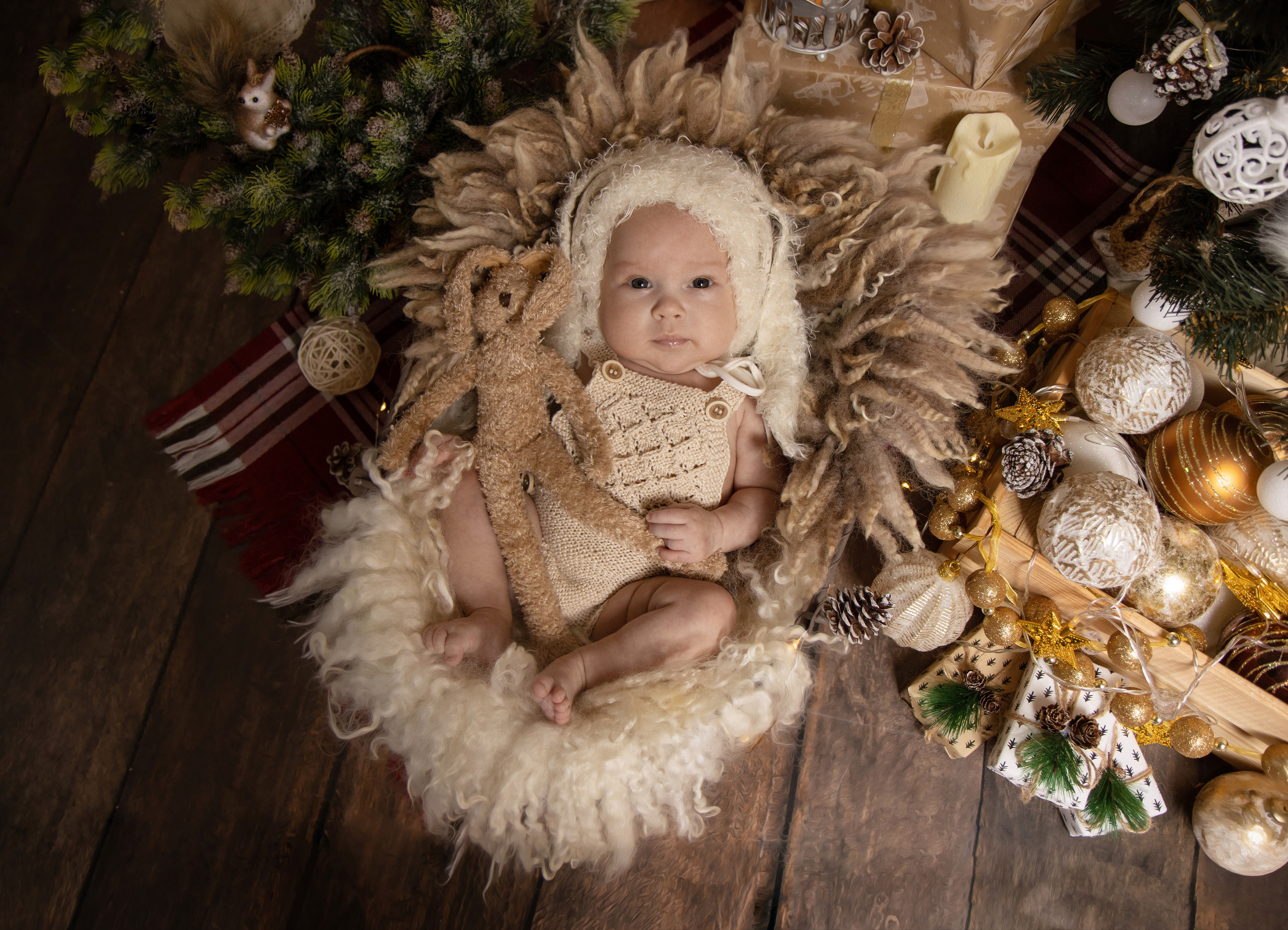 Маруся 2 мясяца. Семейный и детский фотограф в Комсомольске-на-Амуре Елена Калькаева