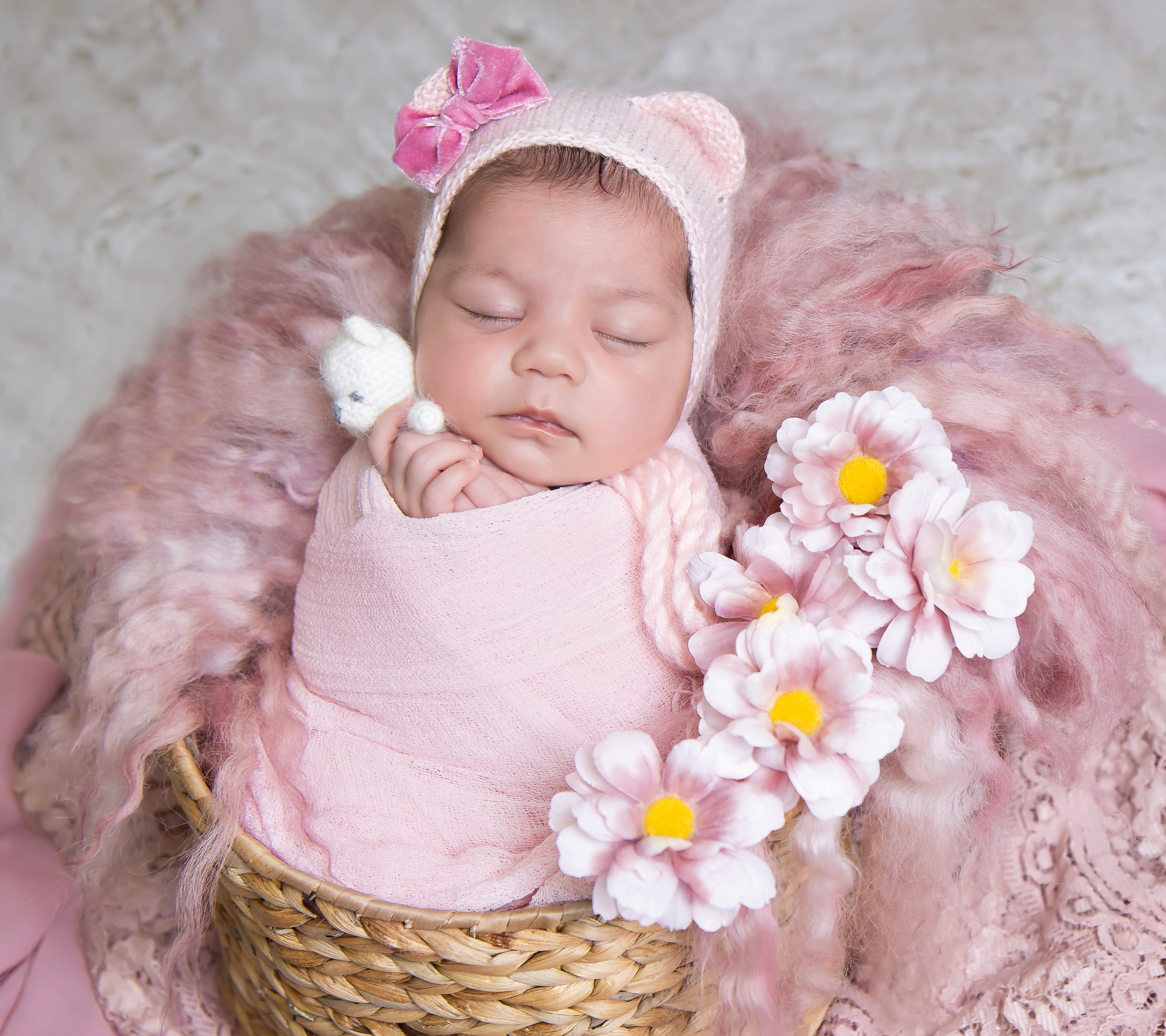 Амира 2 недели. Семейный и детский фотограф в Комсомольске-на-Амуре Елена Калькаева