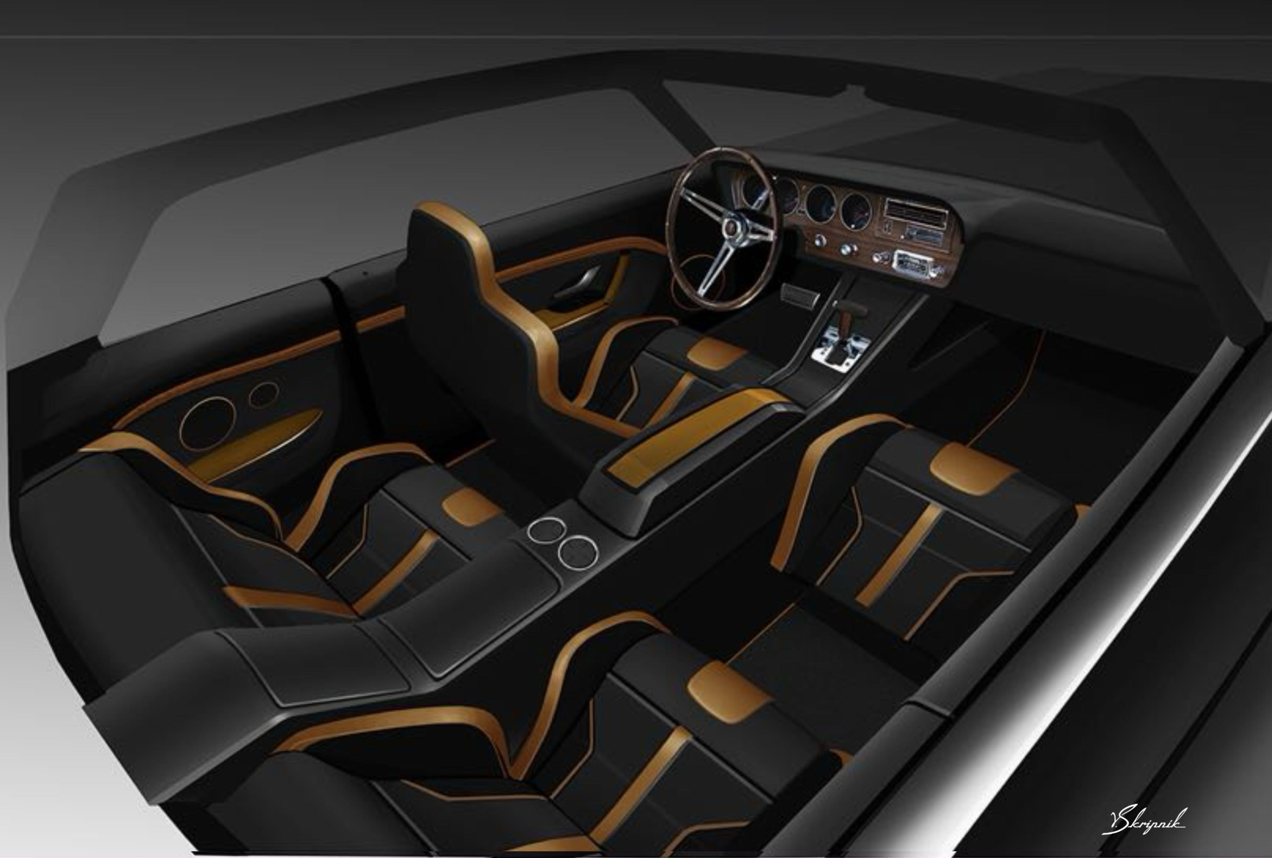 Pontiac GTO 1967 г. Design Yachts and Cars