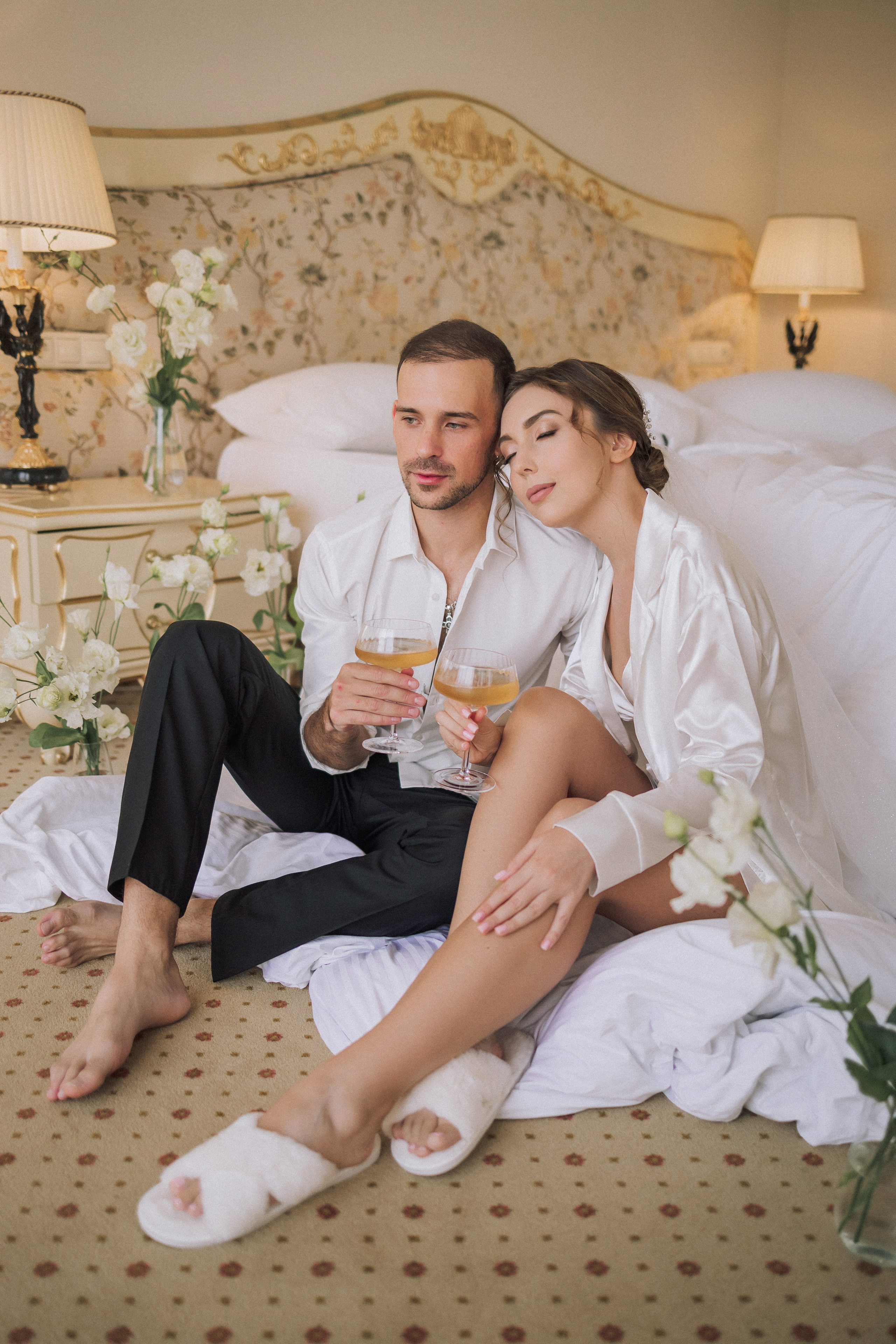 Свадебная прогулка Екатерины и Евгения. Свадебная фотография. Арина Рубах