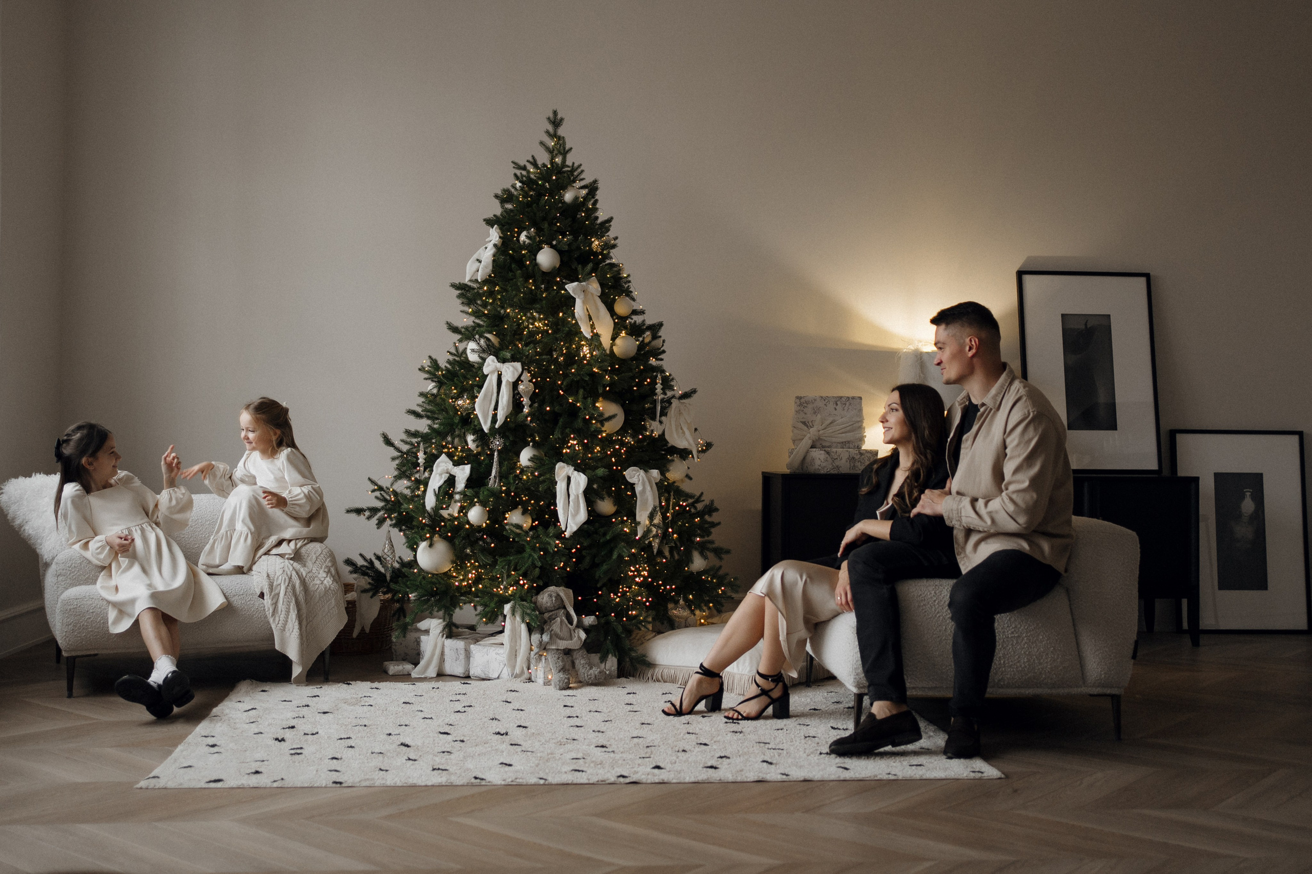 Новогодняя семейная фотосессия. Свадебный фотограф в Краснодаре и Сочи Винидиктова Екатерина