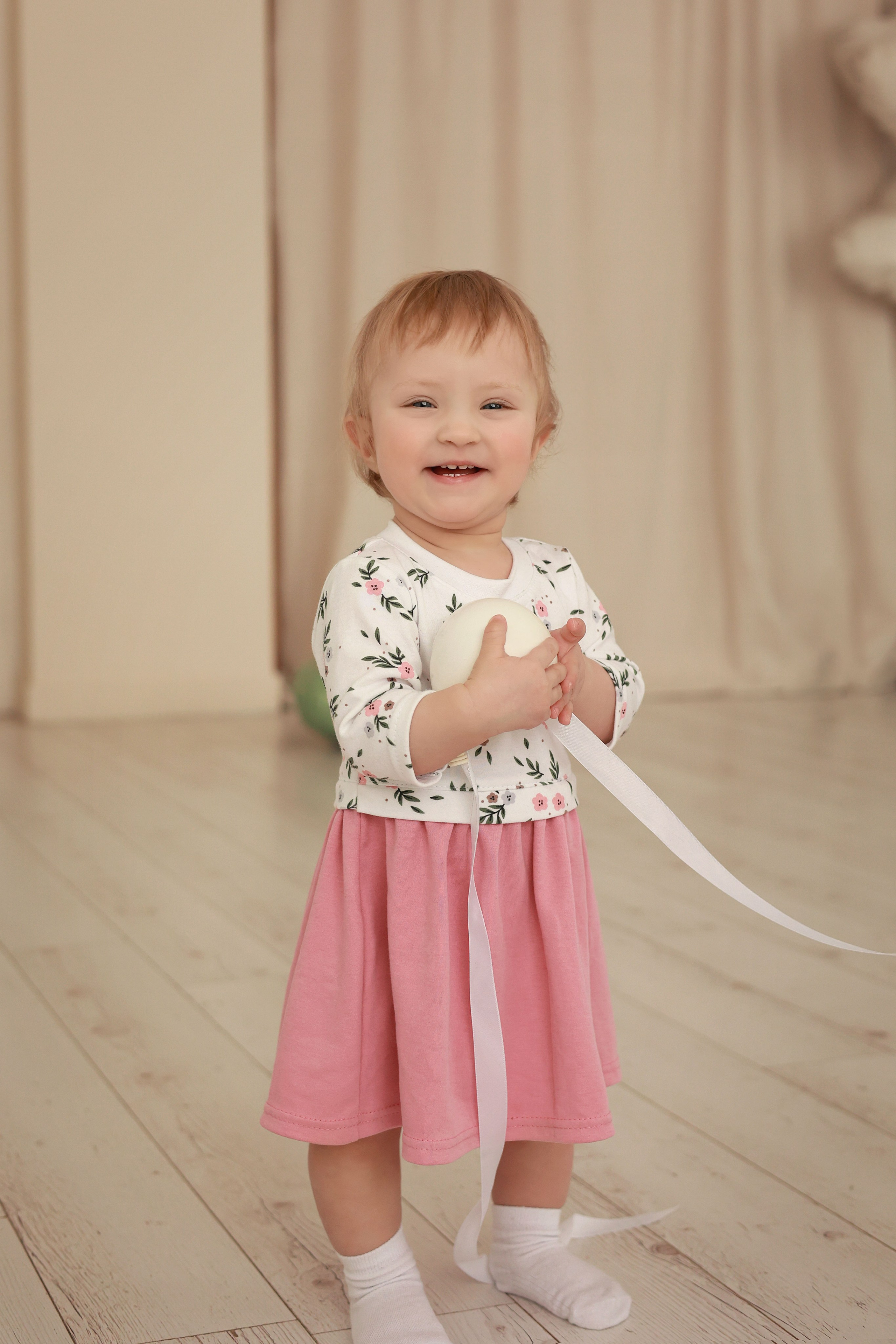 Таечке 1 годик (фотостудия ОКНА). Семейный и детский фотограф в Перми Мария Карабатова