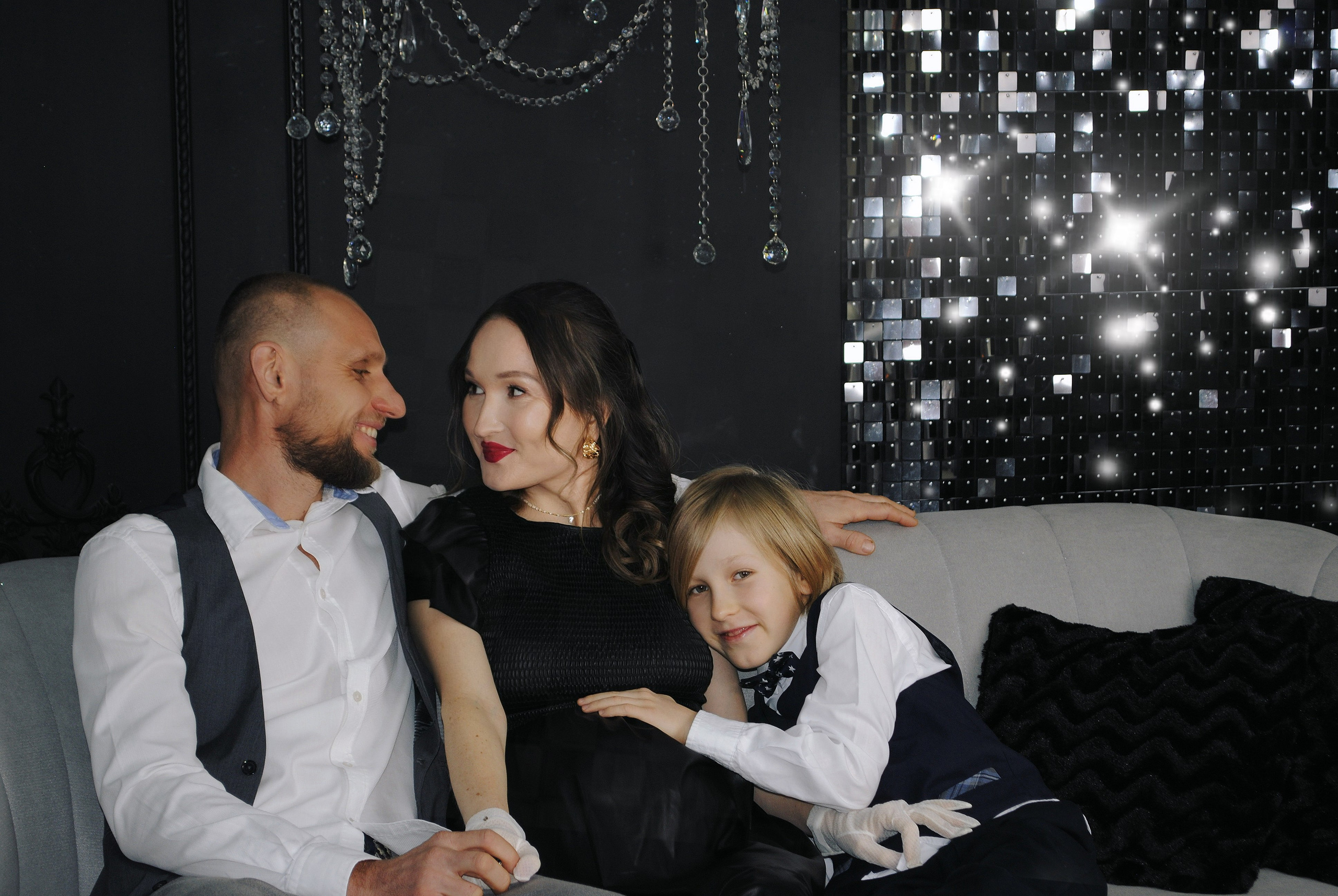 Ксения и семья. Фотограф Мария Мусаелян