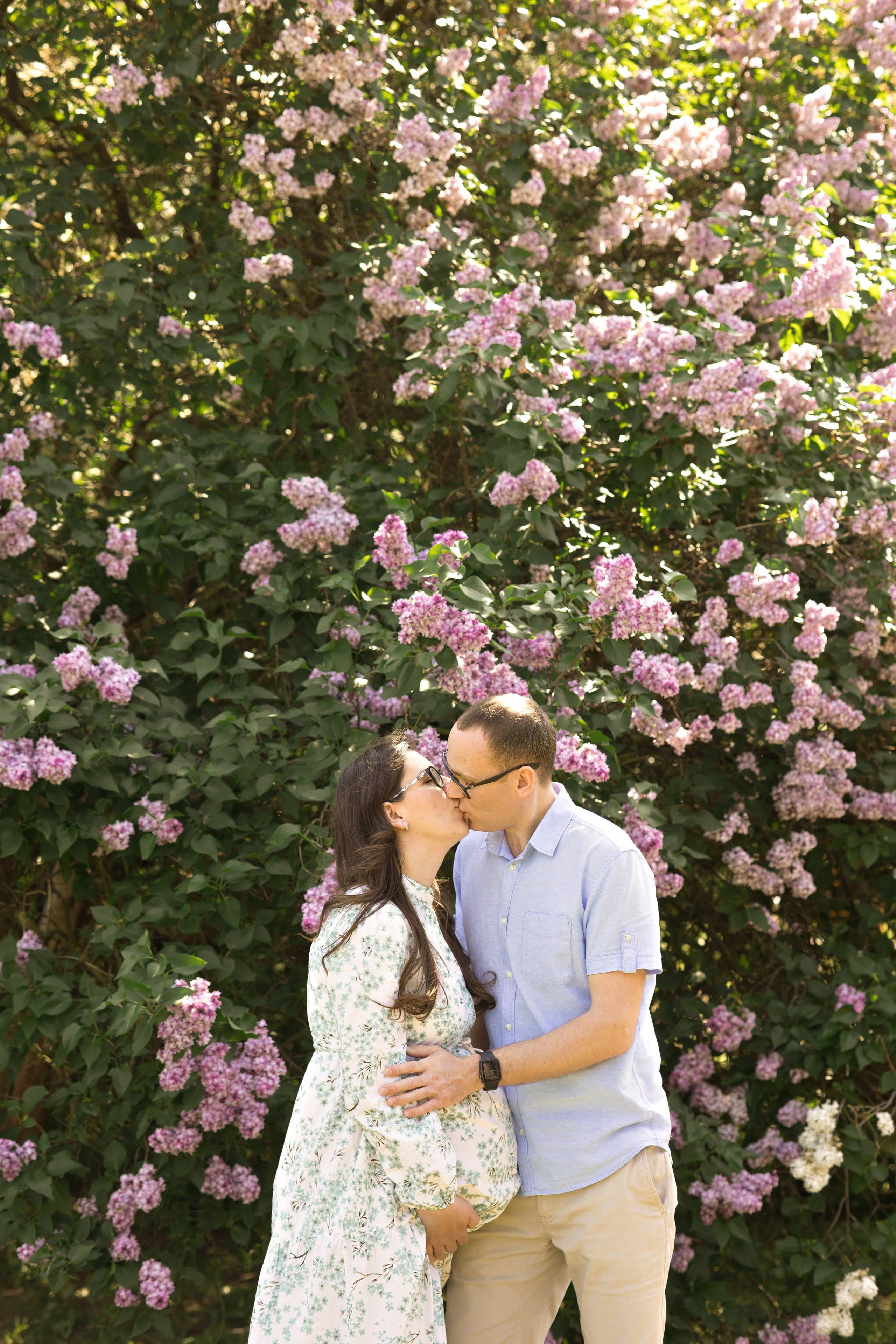 Фотосессия беременности на природе. Профессиональный фотограф в Москве
