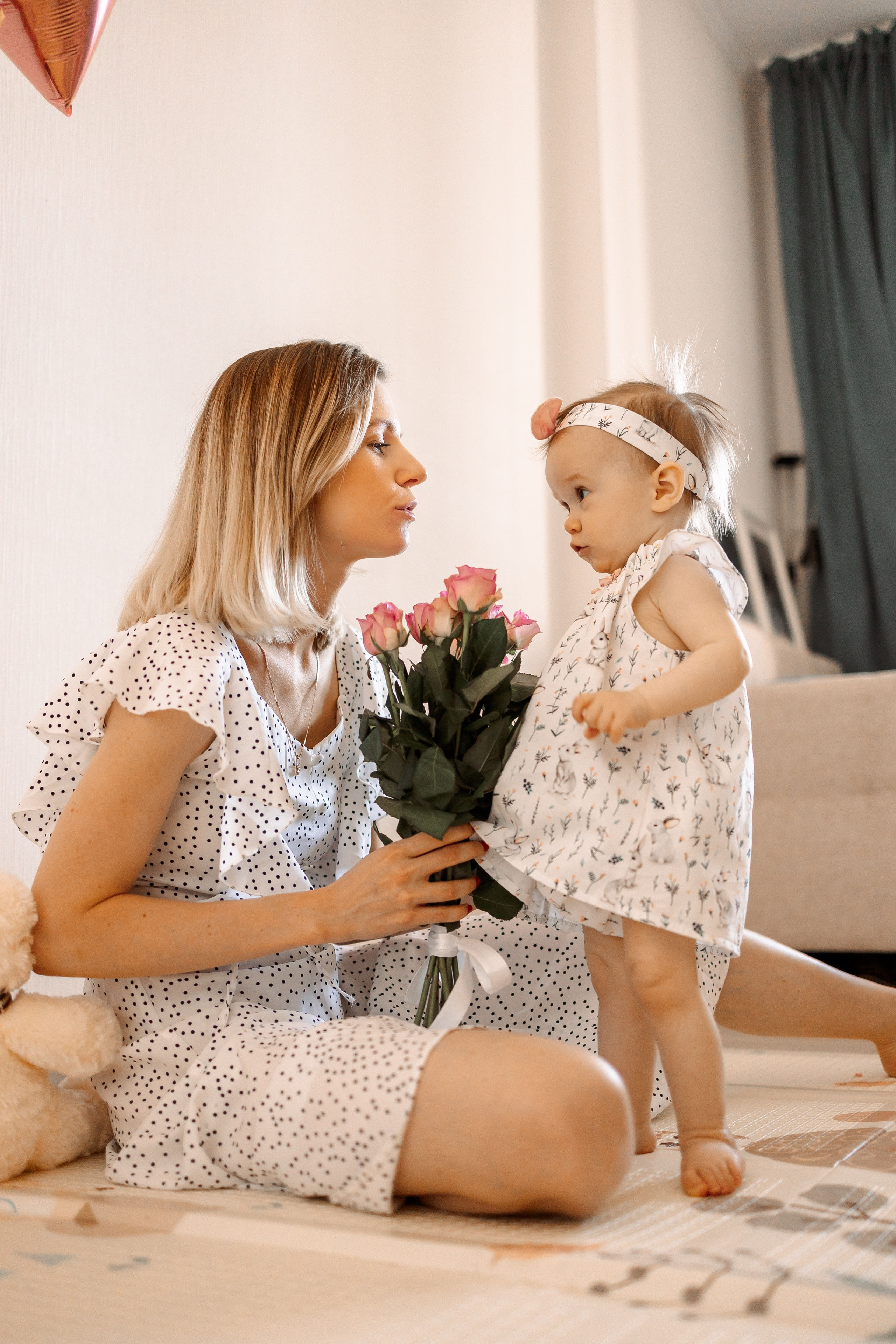 Первый день рождения малышки. Семейный Фотограф в Москве Евгения Симоненко