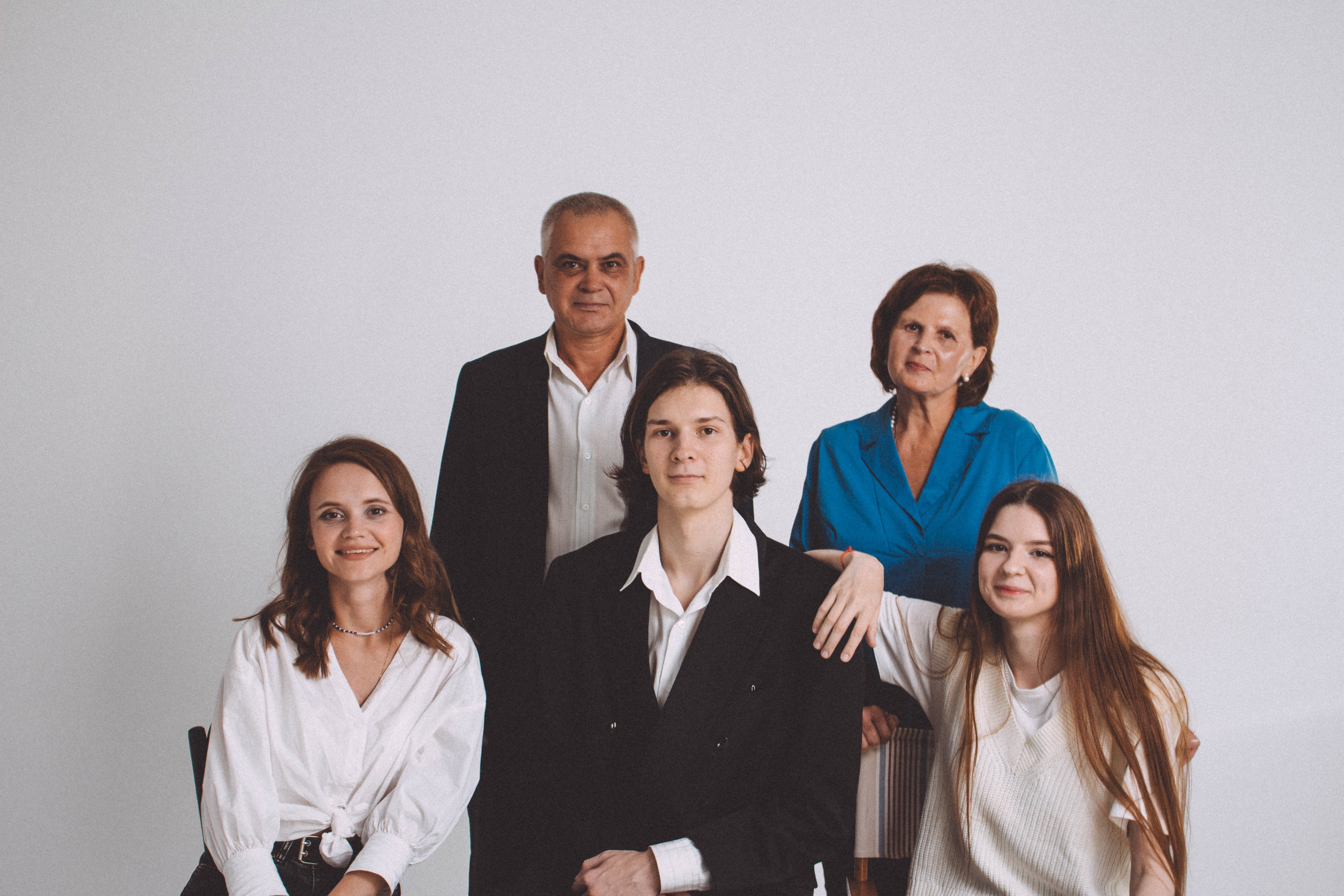 Семейная съёмка в студии. Фотограф Шагалов Михаил