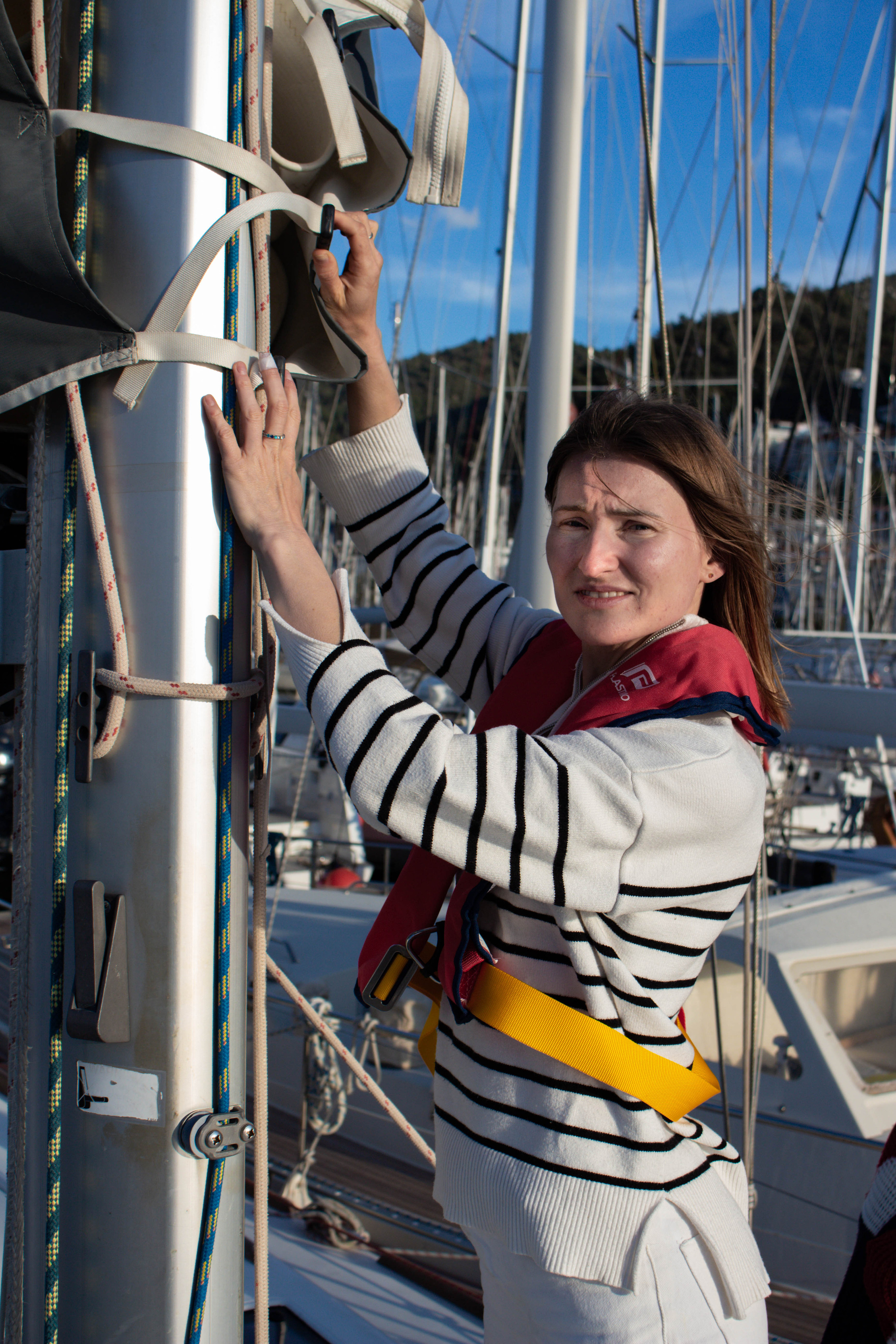 Семейная съёмка на яхте. Фотограф Шагалов Михаил