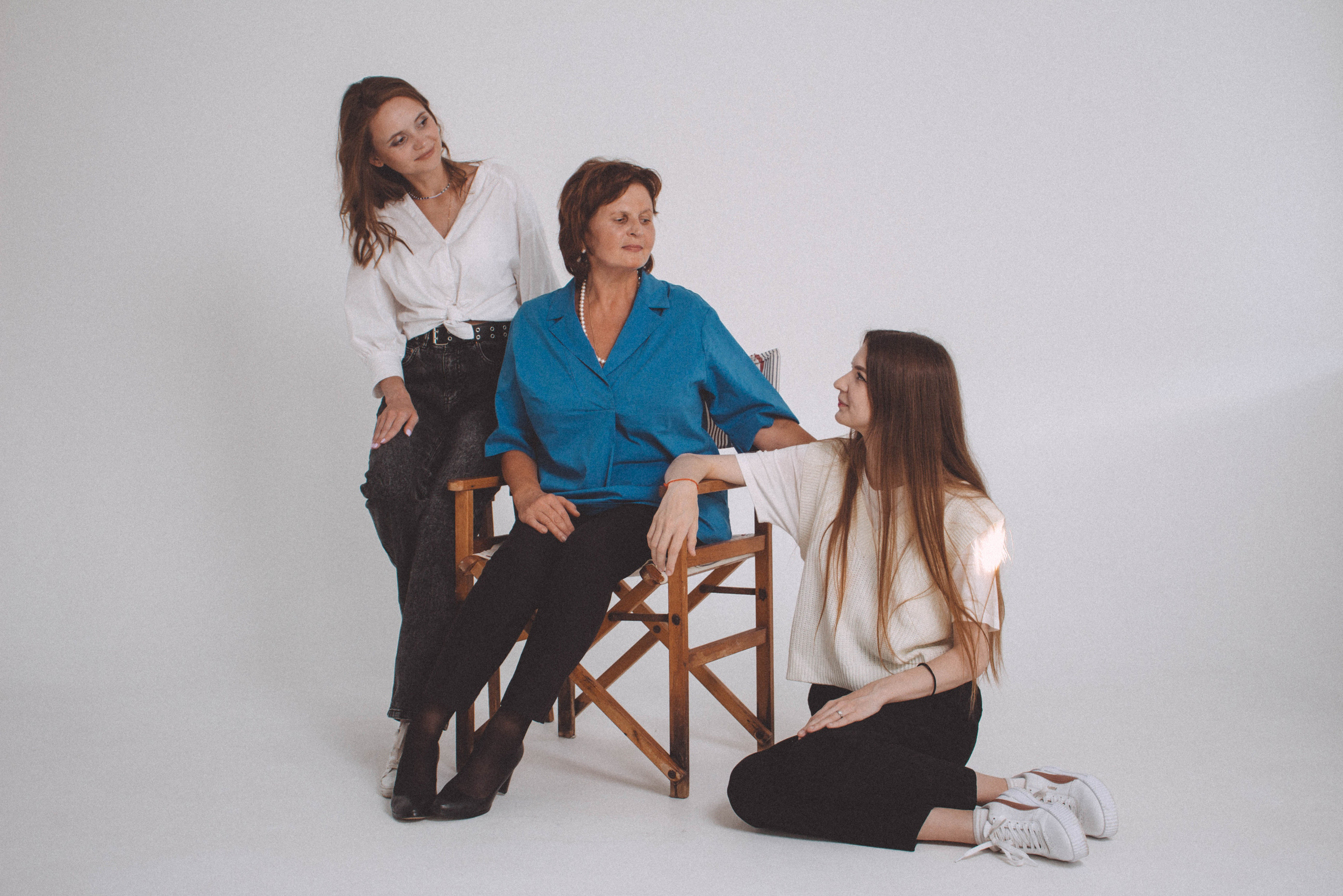 Семейная съёмка в студии. Фотограф Шагалов Михаил