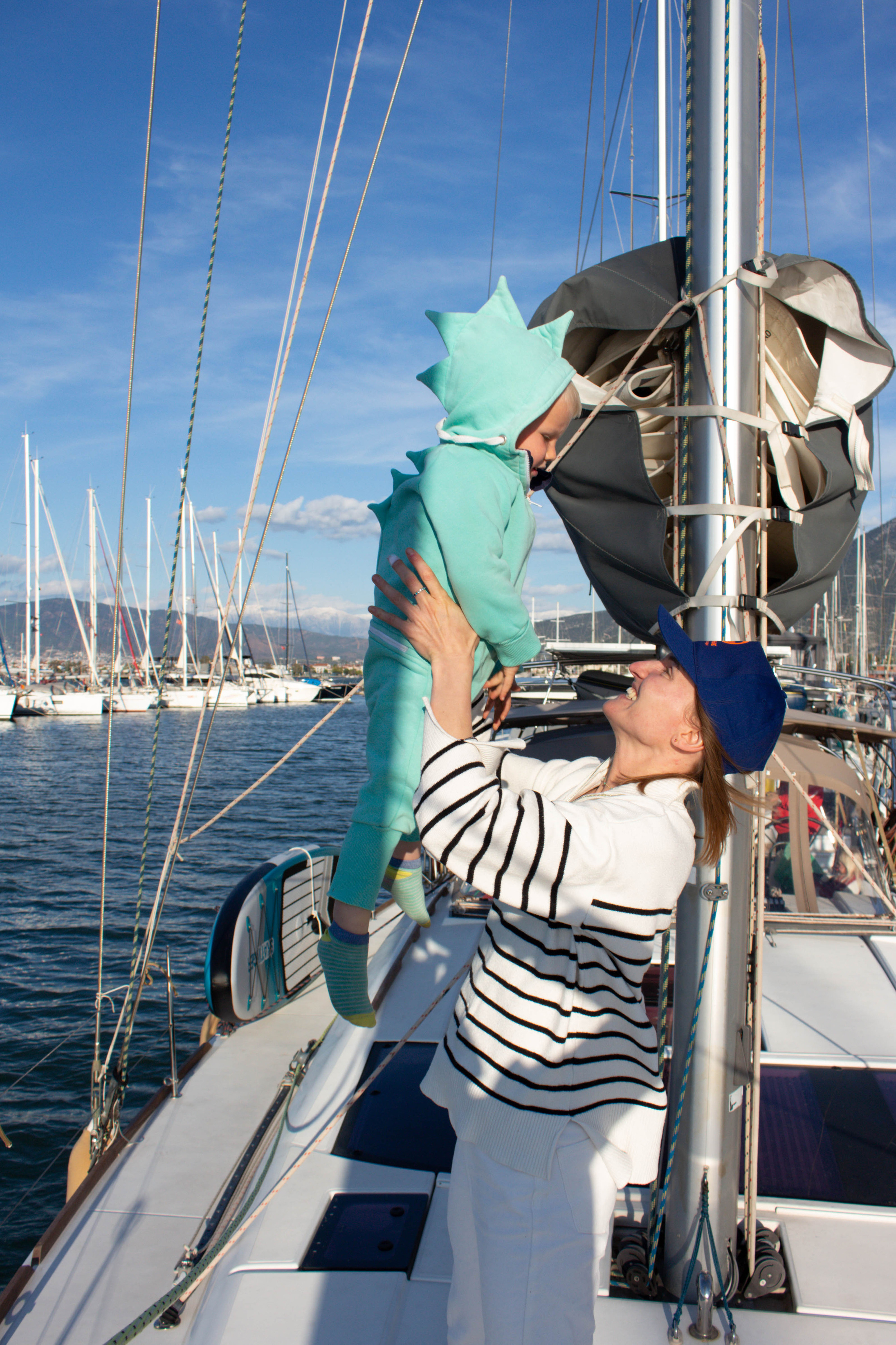 Семейная съёмка на яхте. Фотограф Шагалов Михаил
