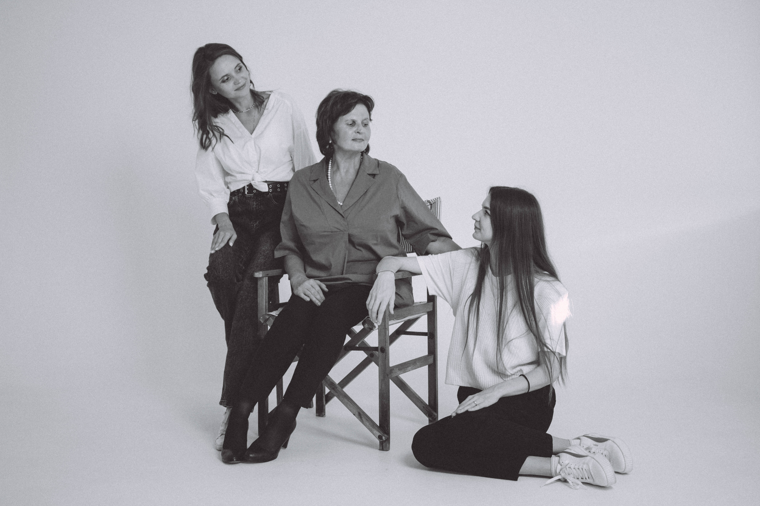 Семейная съёмка в студии. Фотограф Шагалов Михаил