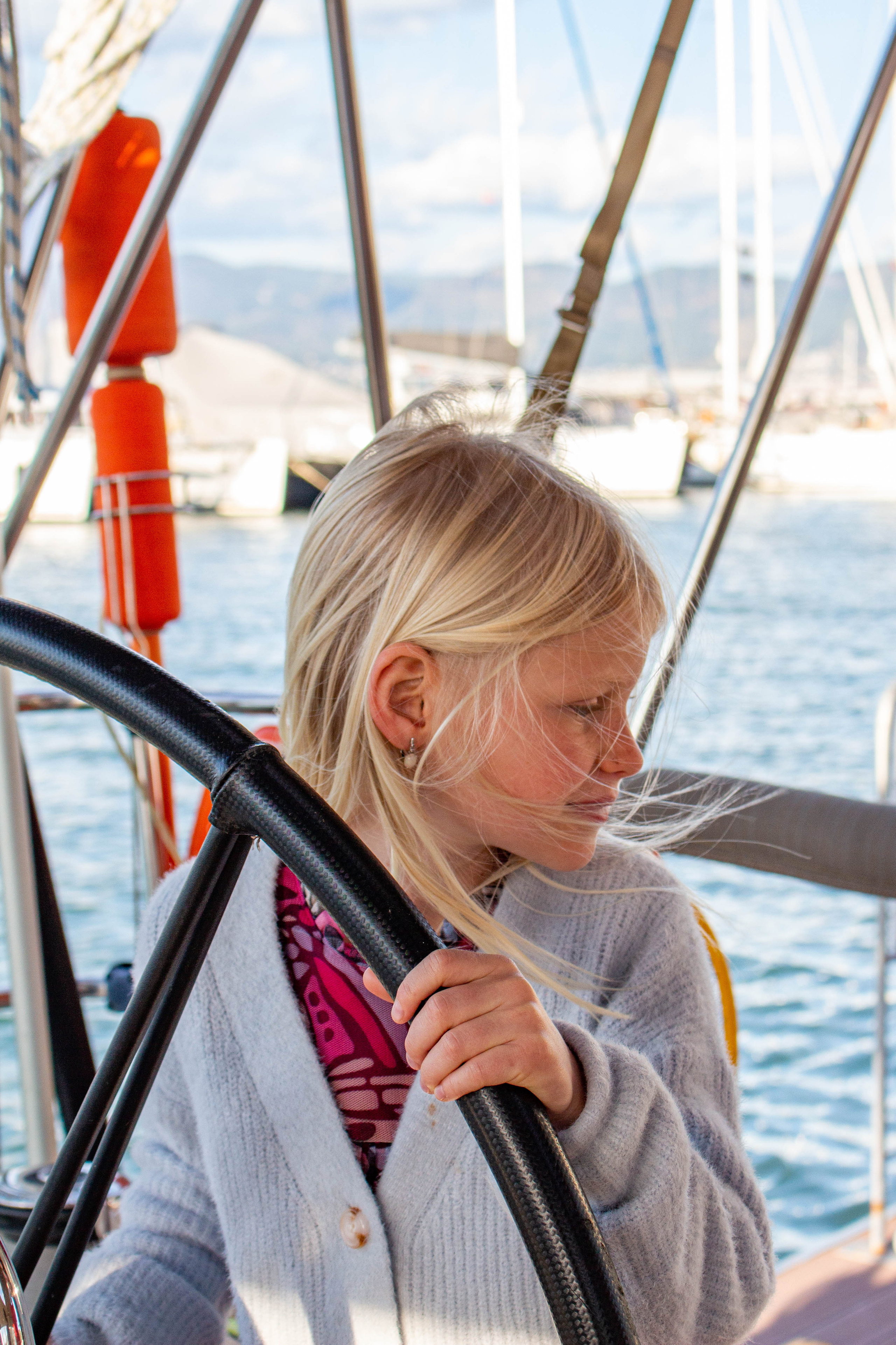 Семейная съёмка на яхте. Фотограф Шагалов Михаил