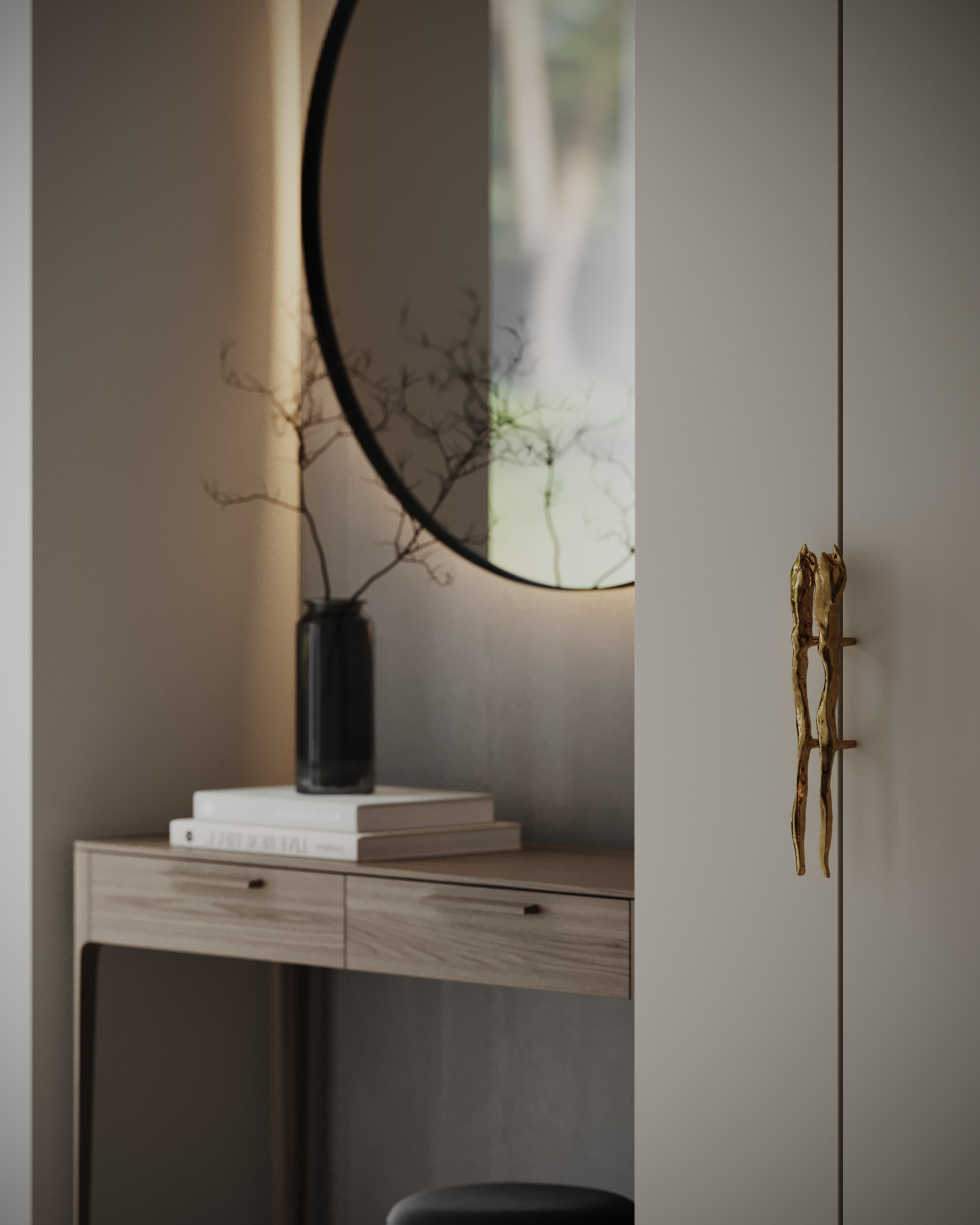 Сибирский дом. Визуализации интерьера