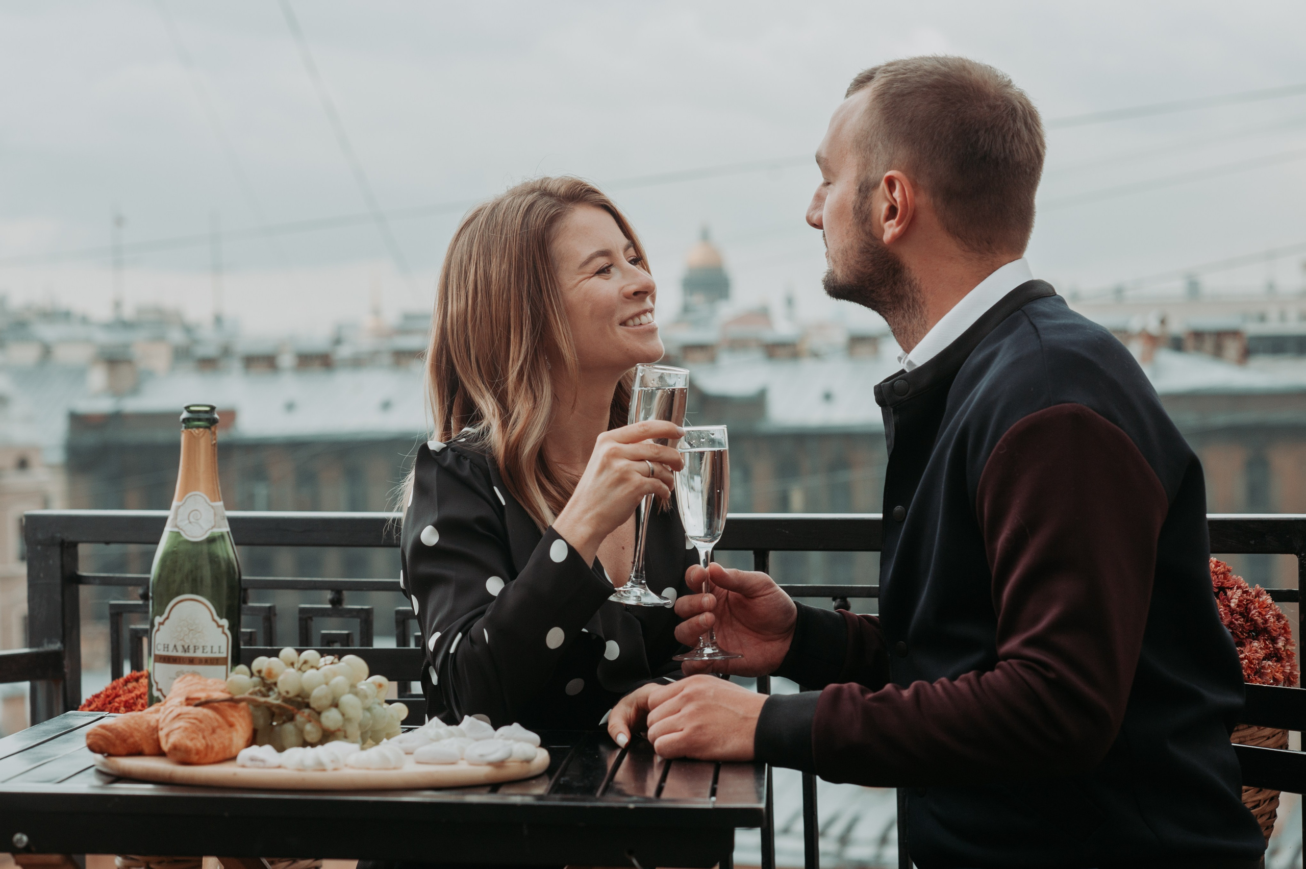 Романтическое свидание. Портретный и лайфстайл фотограф в Санкт-Петербурге