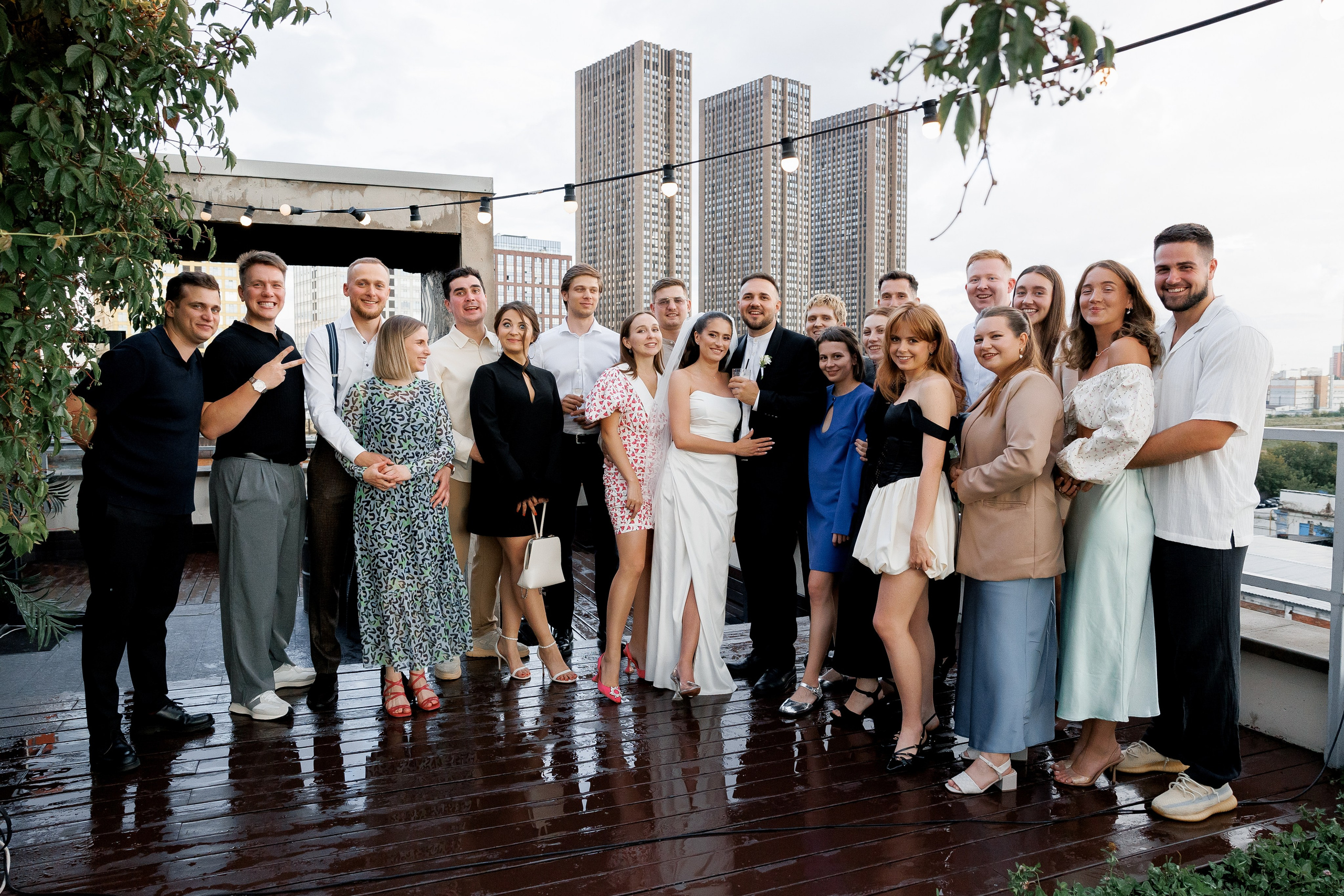 Свадебная вечеринка лофт Телескоп. Свадебный фотограф Домодедово Москва Катерина Алехина